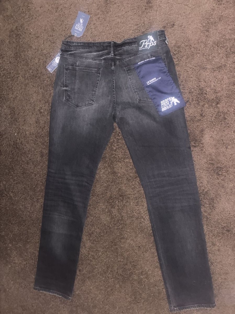 Prps Prps Le Sabre Black Jeans Size US 36 / EU 52 - 5 Thumbnail