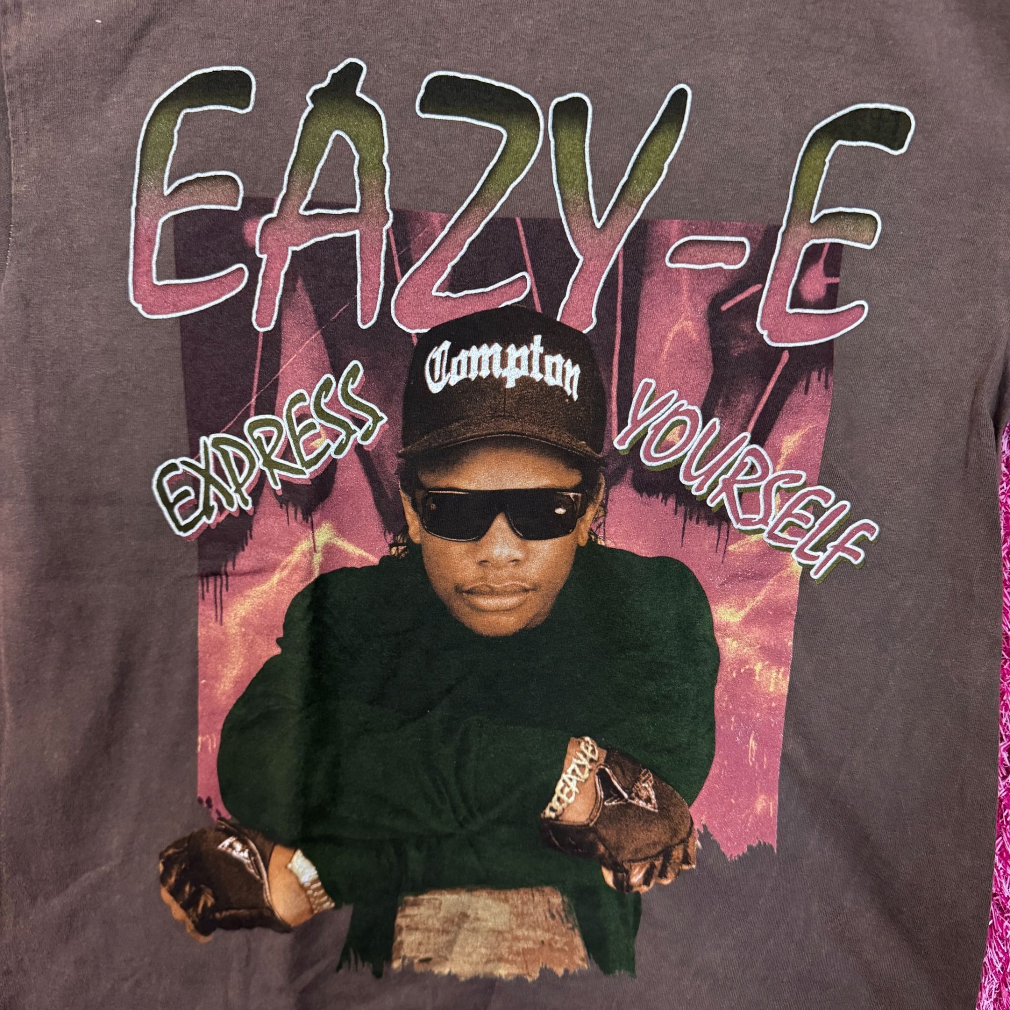 Rap Tees Eazy-E Express Yourself Straight Outta Compton NWA Rap Tee M Size US M / EU 48-50 / 2 - 2 Thumbnail