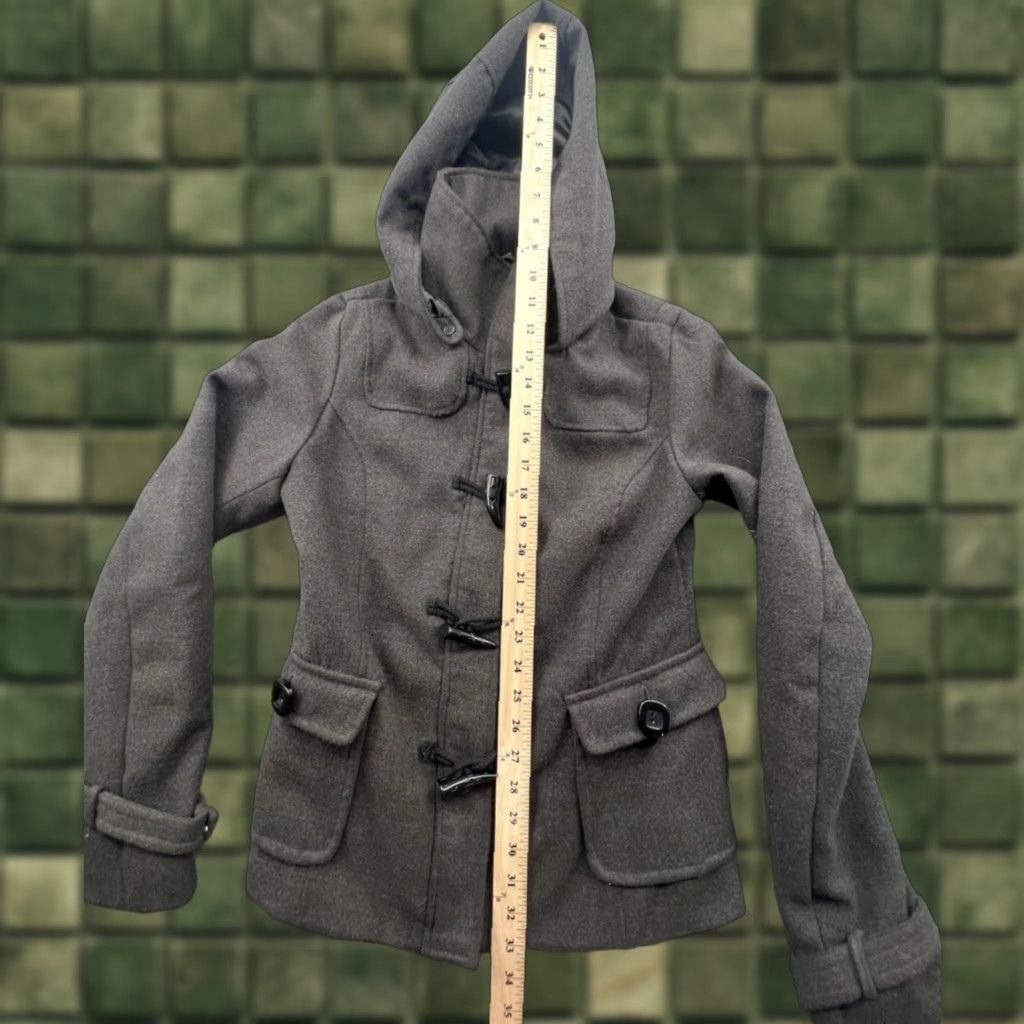 Vintage HYDRAULIC Women's Gray Jacket Full Zip Fitted Size Medium Jacket Coat 90s Vintage? No - Trade Mark? Full Zip Casual 90s Mens Women Girls Size M / US 6-8 / IT 42-44 - 1 Thumbnail