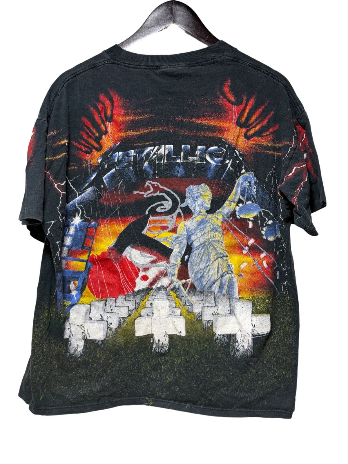 Brockum Vintage 1991 Metallica T-shirt Brockum Rare All Over Print Size US XL / EU 56 / 4 - 8 Thumbnail