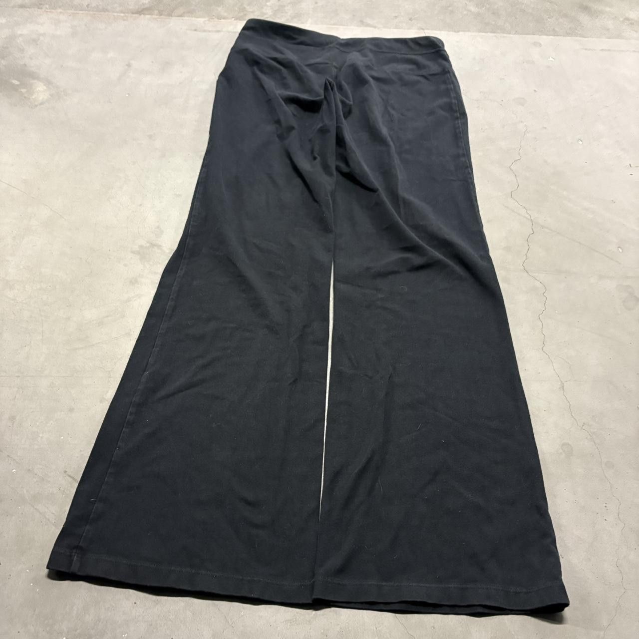 Vintage Crazy Vintage Y2K/2000s Baggy Flare Black Yoga Style Womens Sweatpants! Size US 30 / EU 46 - 4 Thumbnail