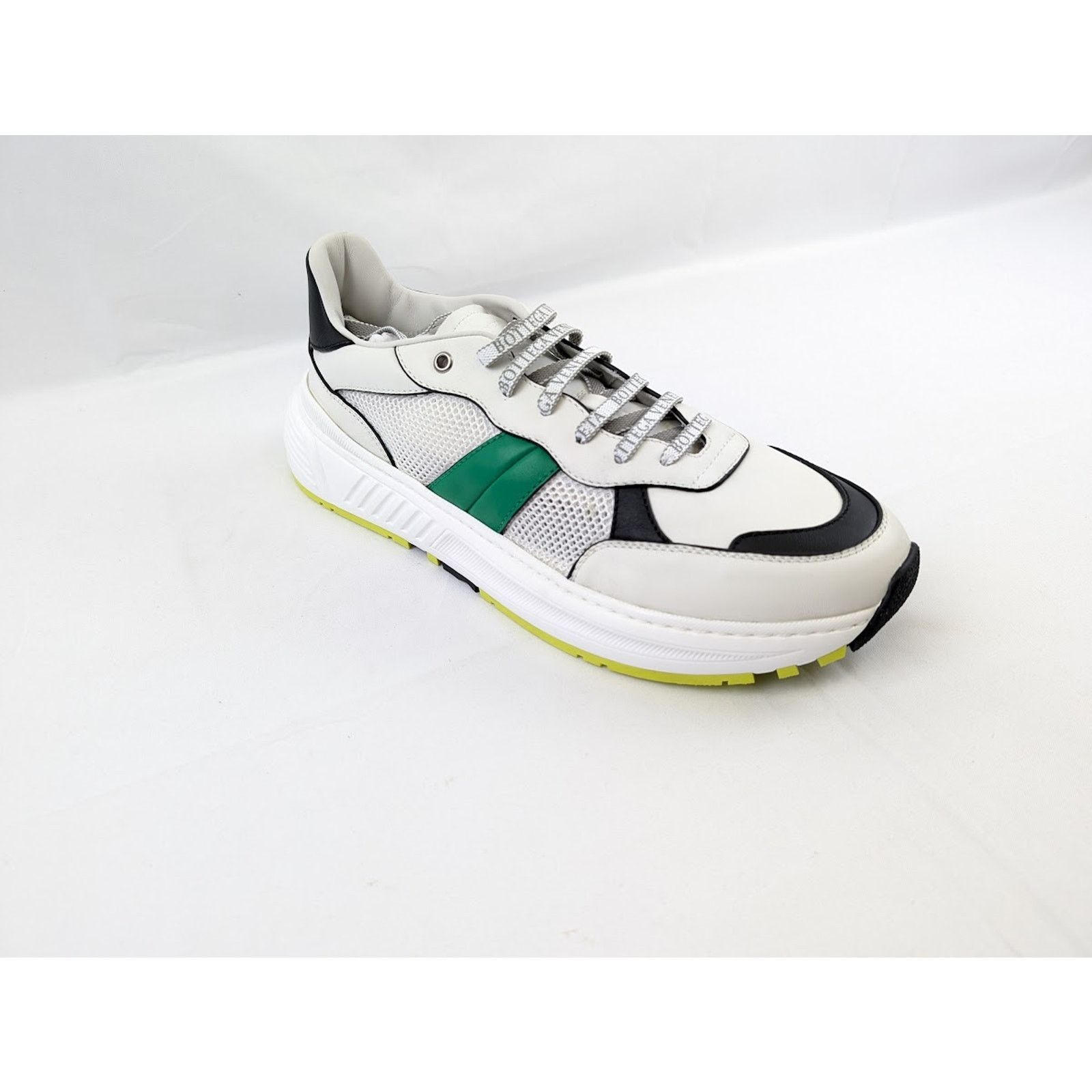 Bottega Veneta o1rshd1 Mens Speedster Leather Sneakers in Multicolor Size US 12.5 / EU 45-46 - 6 Thumbnail
