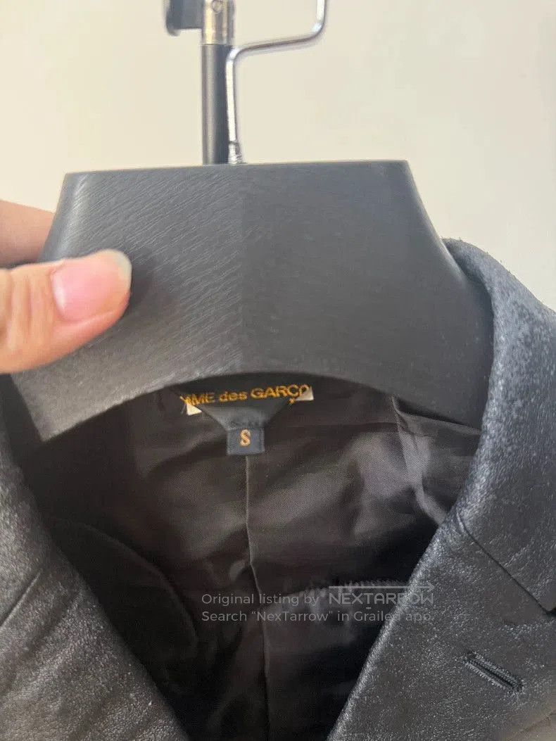 Comme des Garcons Comme des Garcons Heart Patch Leather Blazer. Size US S / EU 44-46 / 1 - 8 Thumbnail