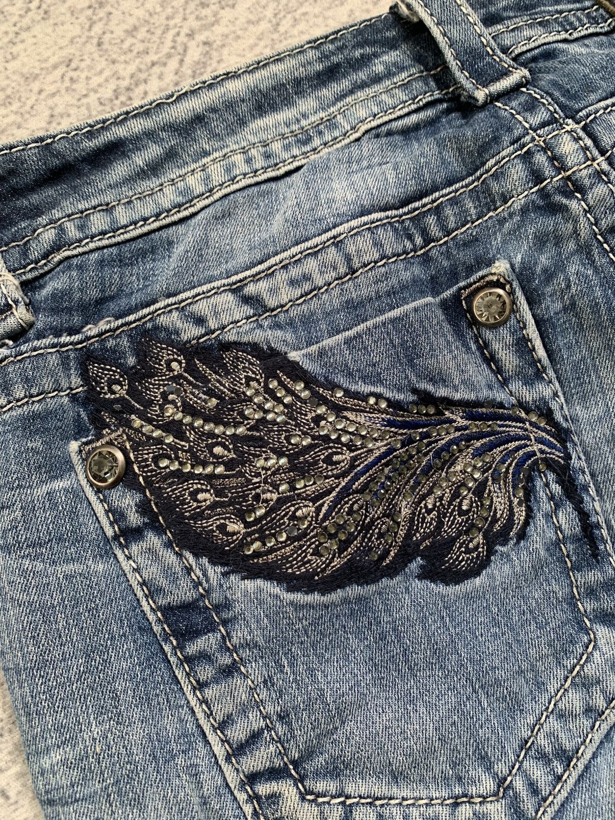 Hysteric Glamour × Miss Me × Rock Revival Miss Me Bootcut Chrome Heart Inspired Jeans Size 30" / US 8 / IT 44 - 11 Thumbnail