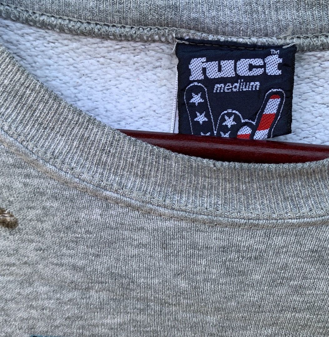 FUCT Vintage 90s Fuct Downtown LA Skateboard Crewneck Sweatshirt Size US S / EU 44-46 / 1 - 8 Thumbnail