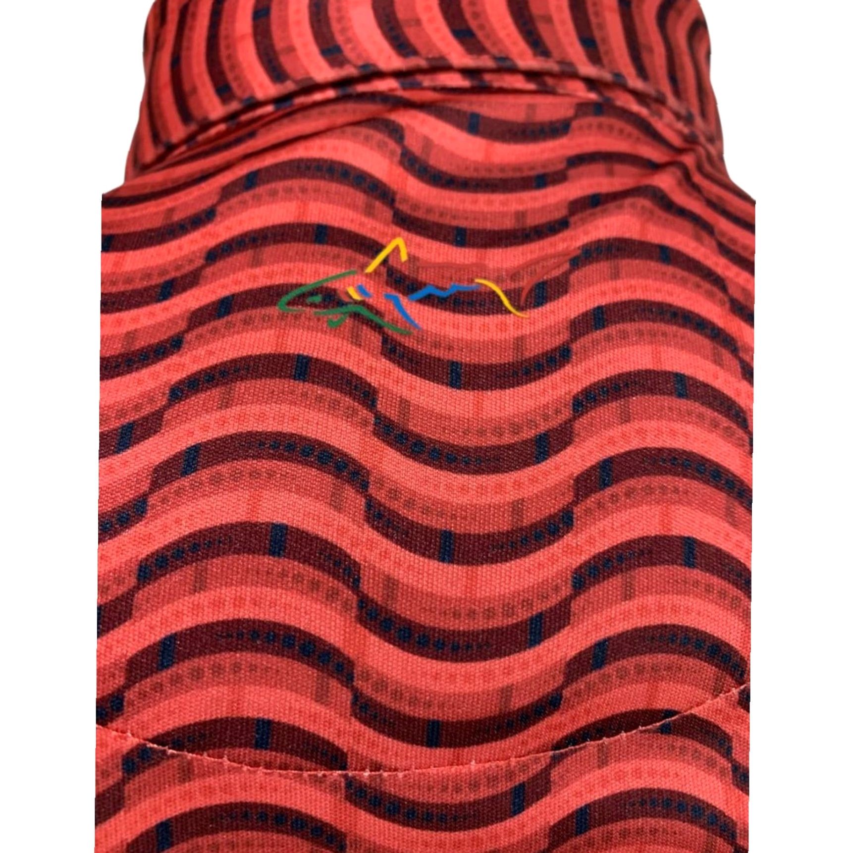 Vintage Greg Norman PlayDry Shirt Mens Polo Golf Red Pattern 2XL Size US XXL / EU 58 / 5 - 7 Thumbnail