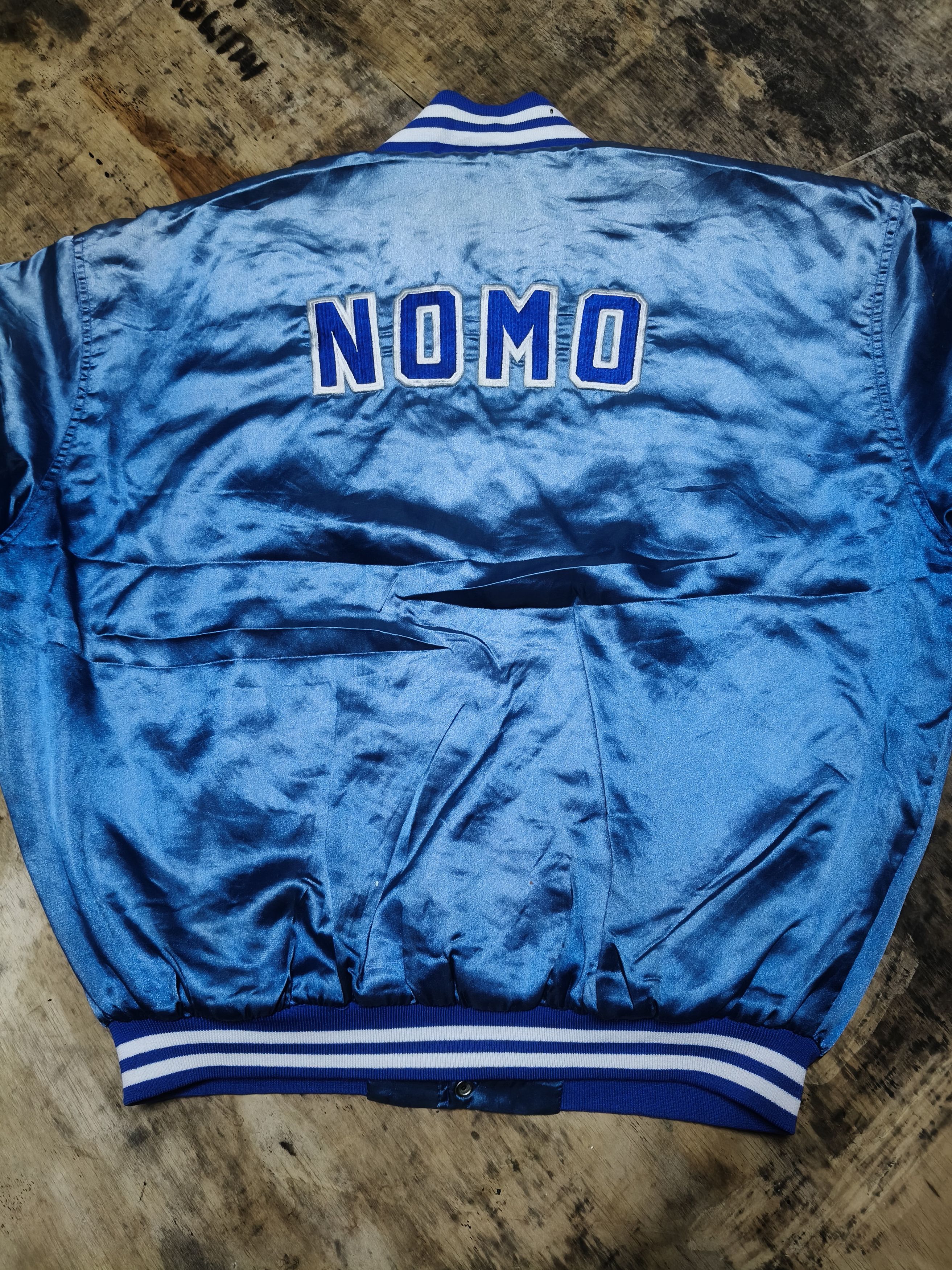Japanese Brand Vintage NOMO Varsity Jacket by Toyota (1995) Size US XL / EU 56 / 4 - 6 Thumbnail
