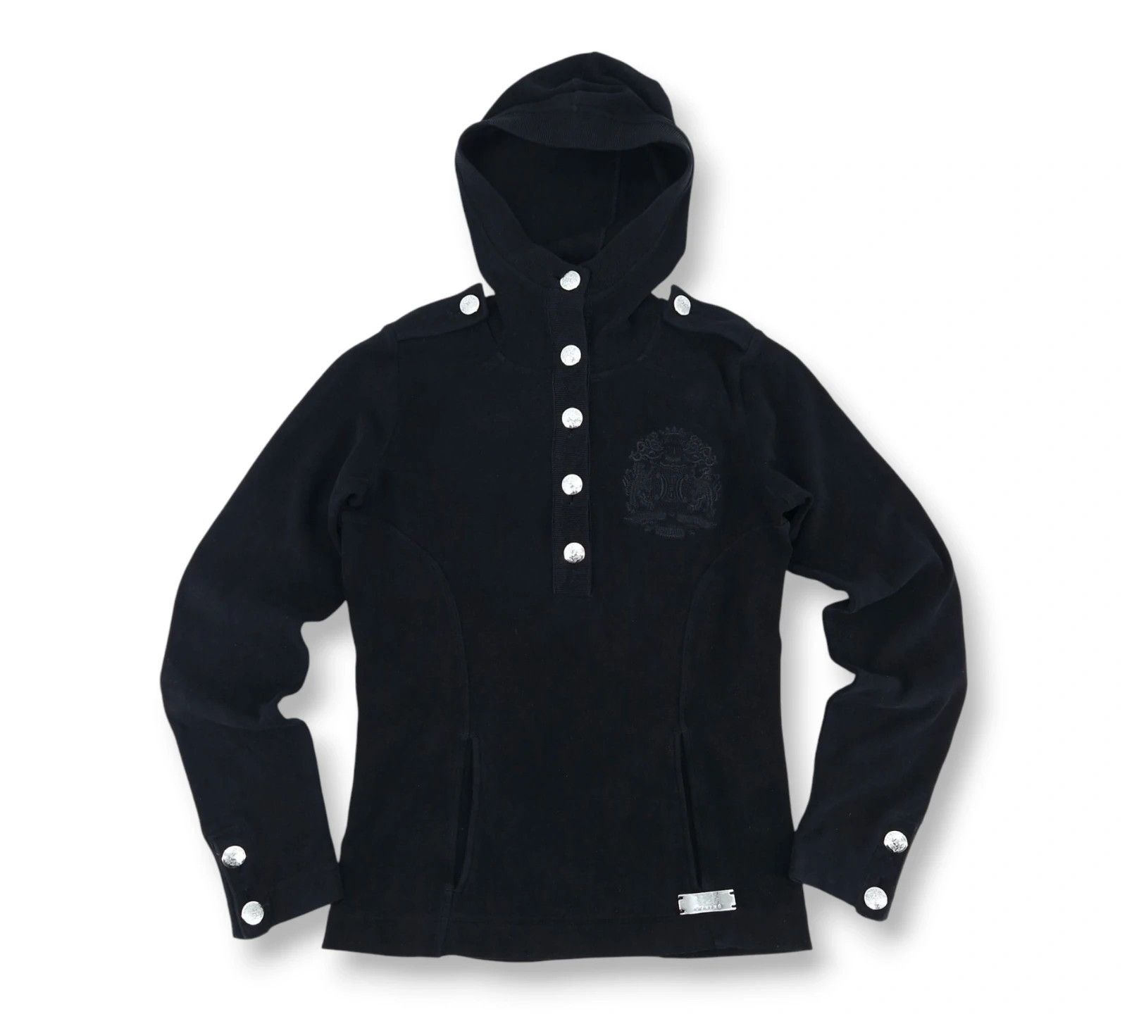 Celine Céline Fitted Military Hoodie Size S / US 4 / IT 40 - 2 Thumbnail