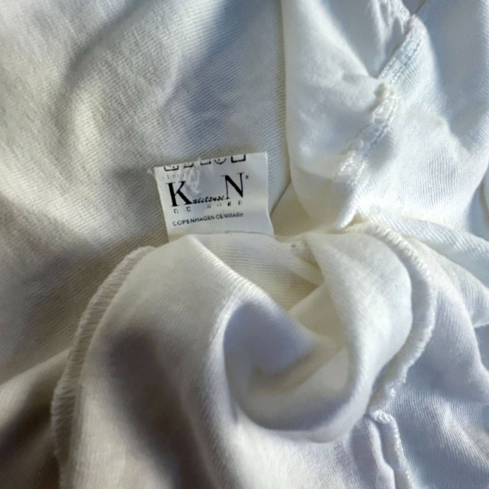 Vintage Kristensen Du Nord Polo Shirt Size 4 White Long Sleeve Made in Italy Womens Size S / US 4 / IT 40 - 6 Thumbnail