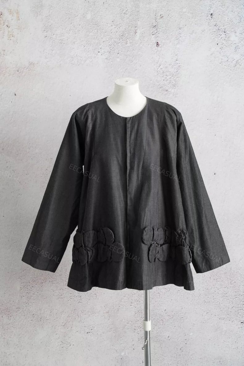 Comme des Garcons Comme Des Garcons Grey Large Bow A-Line Hem and Style Jack Size M / US 6-8 / IT 42-44 - 7 Thumbnail