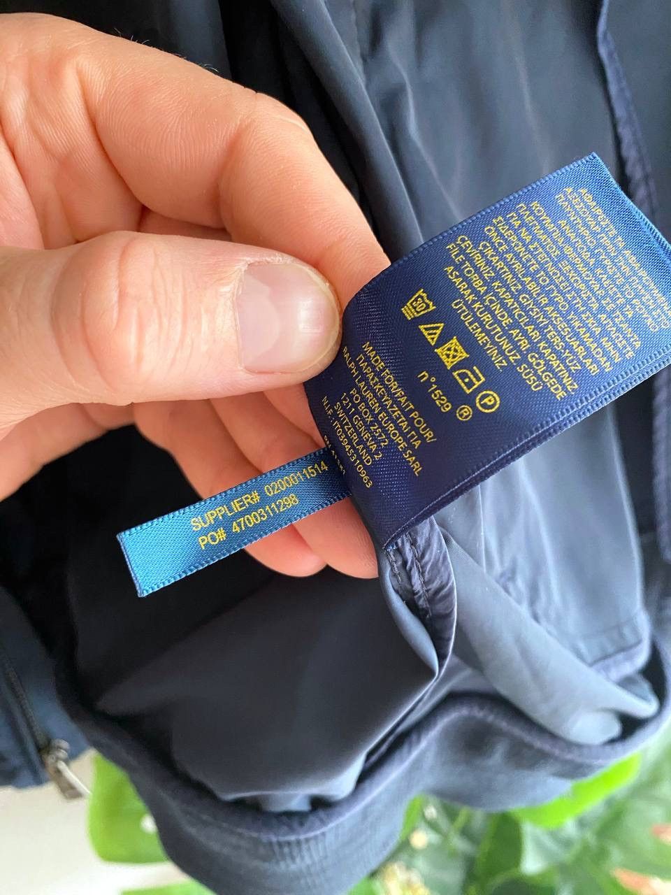 Polo Ralph Lauren Polo Ralph Lauren Dark Blue Nylon Winbreaker Jacket, Size L Size US L / EU 52-54 / 3 - 16 Thumbnail