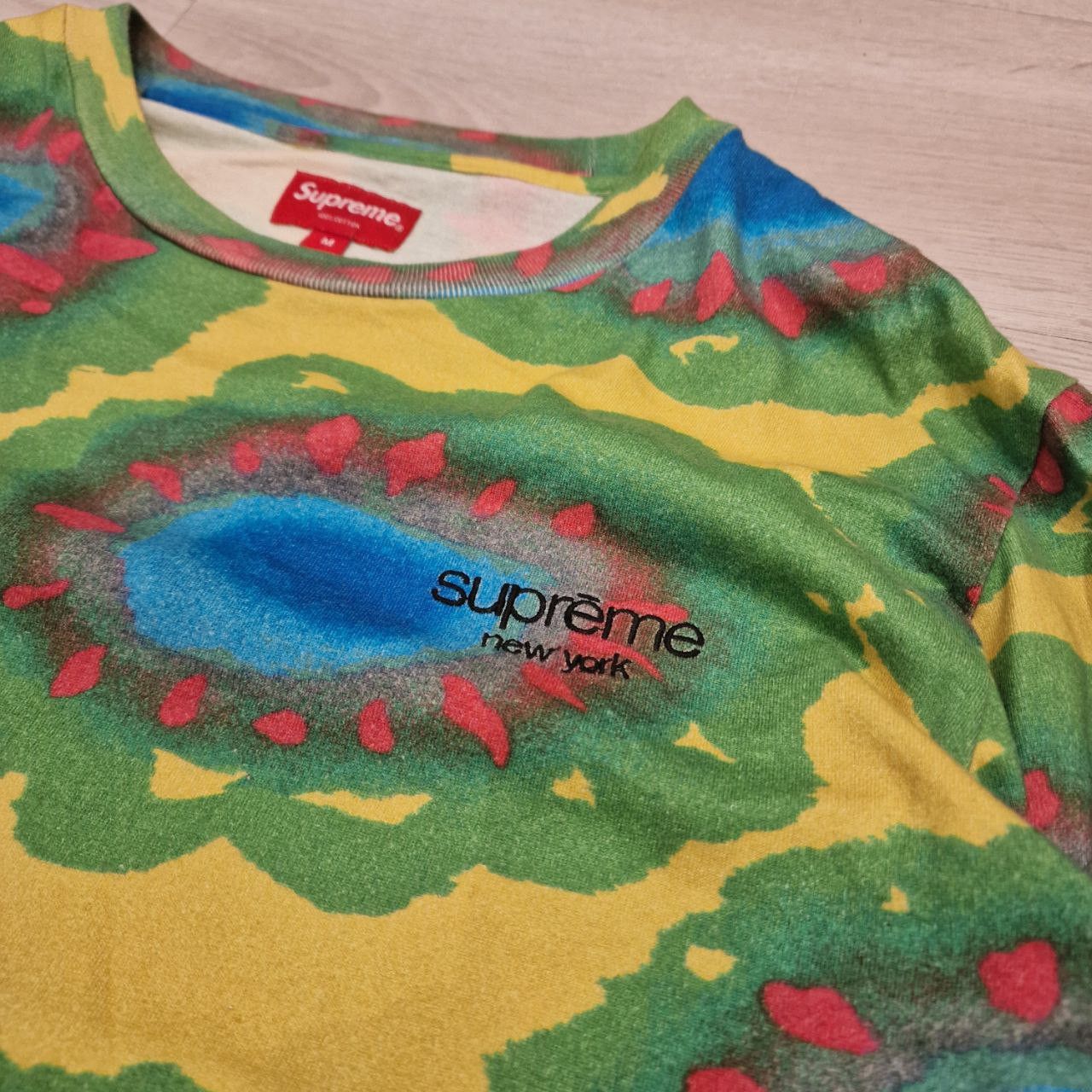 Supreme Supreme Painted Flowers L/S T-Shirt | Grailed