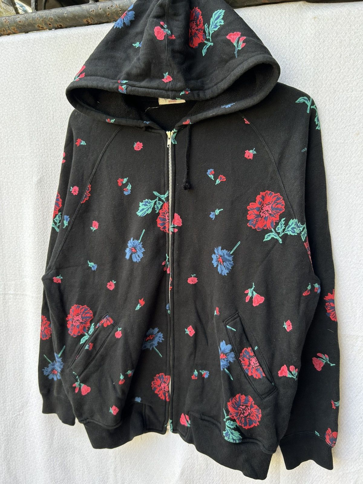 If Six Was Nine × Japanese Brand × Le Grande Bleu (L.G.B.) Composition by kenzo flowers zip hoodie Ifsixwasnine LGB Size US L / EU 52-54 / 3 - 3 Thumbnail