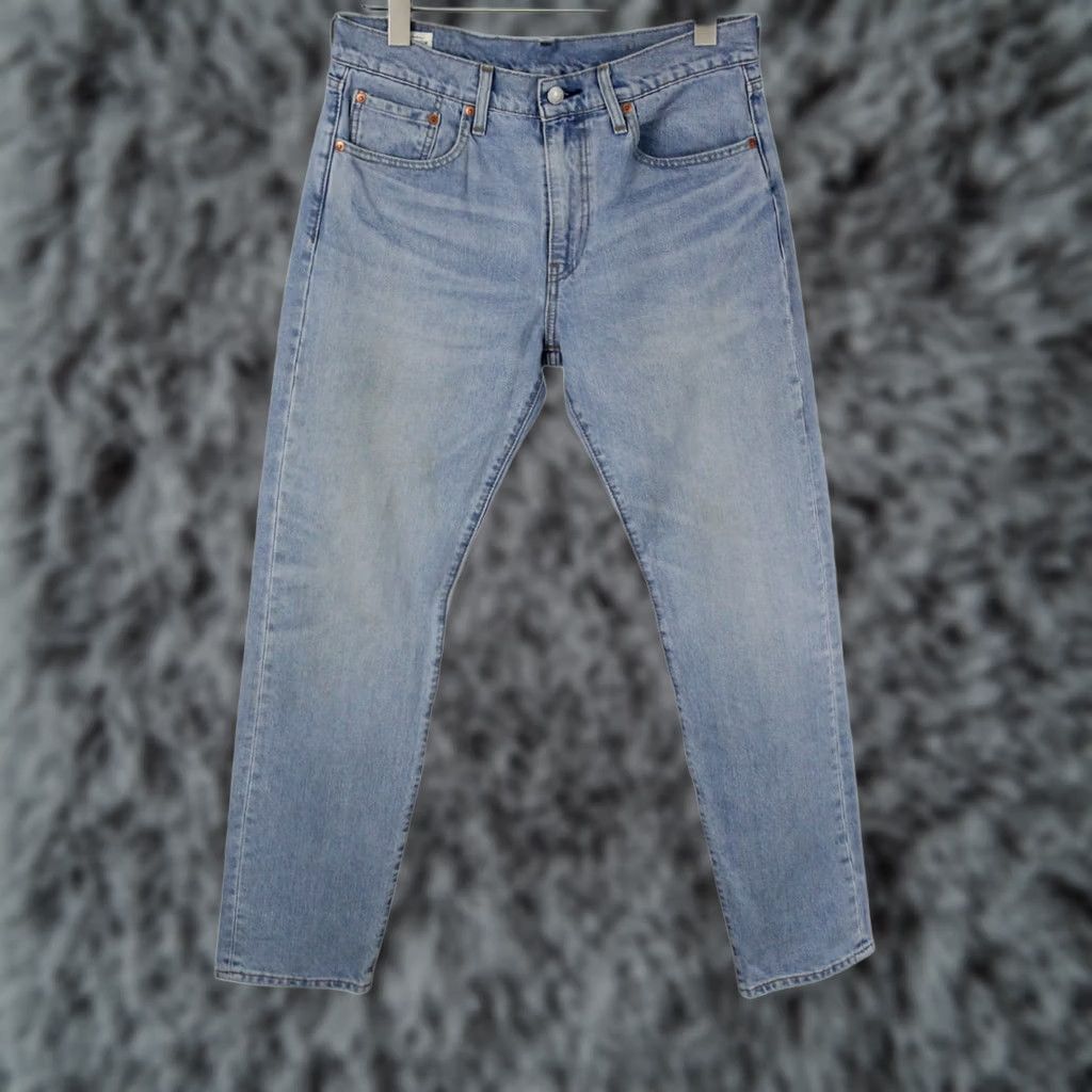 Levi's LEVI'S 502 Premium Big E Jeans Men's Tapered Fit Zip Fly Light Blue W32/L32 Size US 32 / EU 48 - 1 Thumbnail