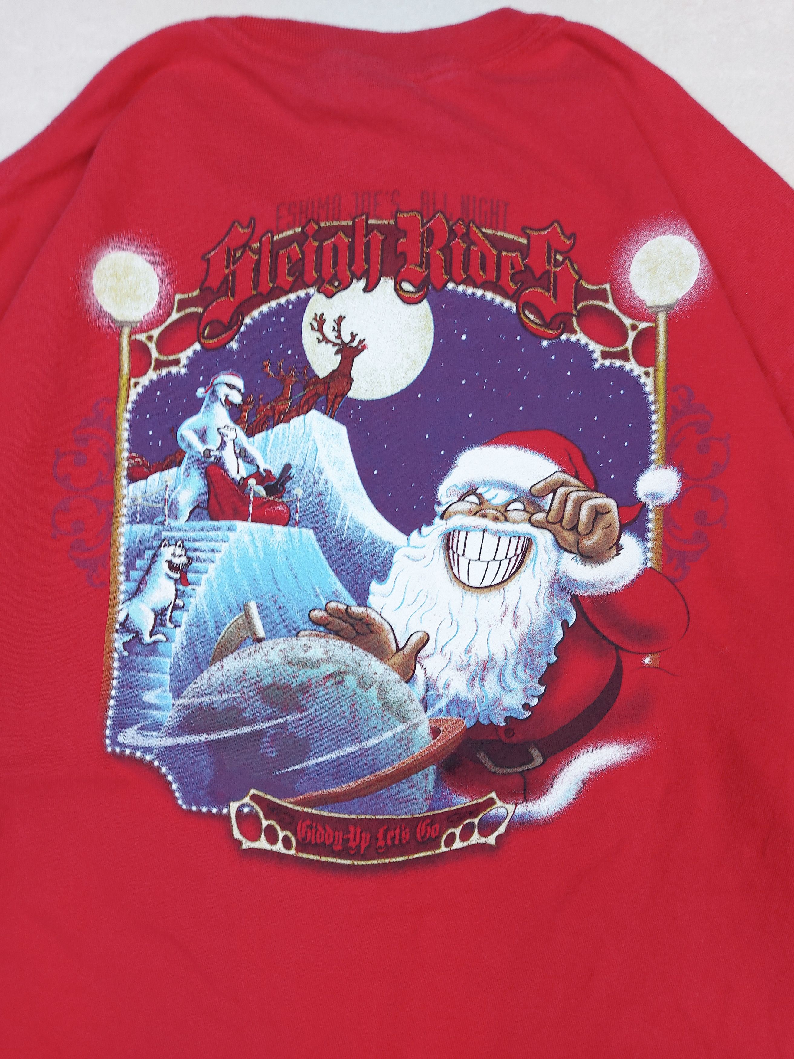 Vintage Vintage Y2K Eskimo Joe’s Christmas Stillwater ON TEE Size US L / EU 52-54 / 3 - 6 Thumbnail