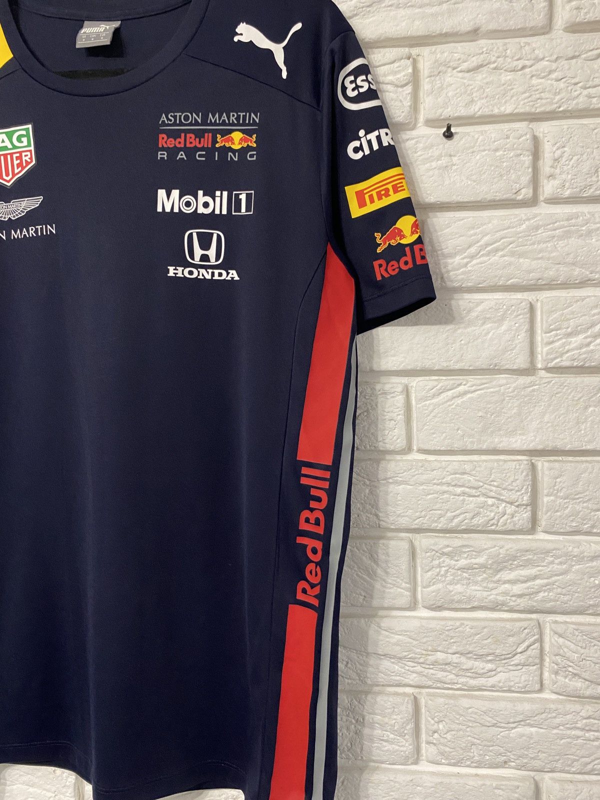 Puma × Red Bull Puma Red Bull Aston Martin t shirt Racing SIze M Size US M / EU 48-50 / 2 - 2 Thumbnail