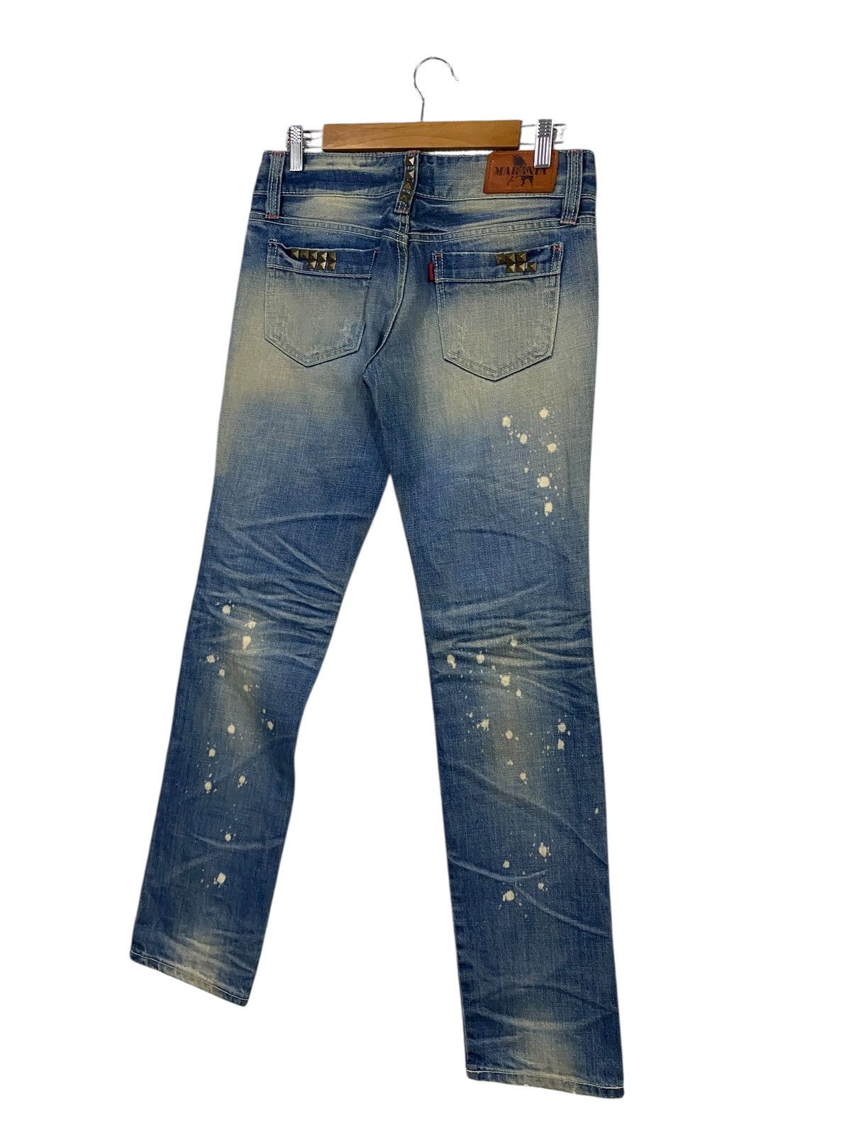 Japanese Brand Maraxia japanase brand distressed denim very rare Size US 31 - 10 Thumbnail