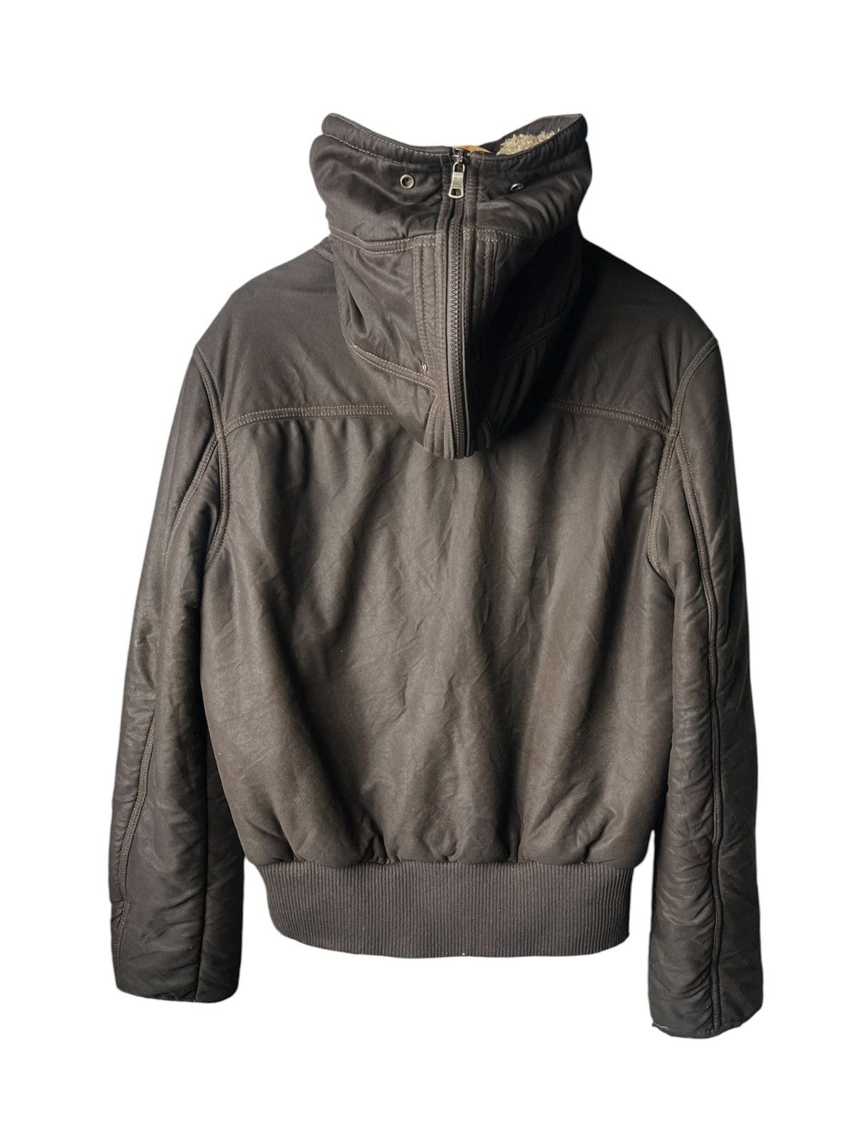 Emporio Armani Vintage Armani Exchange Waxed Fur N2B Jacket Split Hood Size US S / EU 44-46 / 1 - 3 Thumbnail
