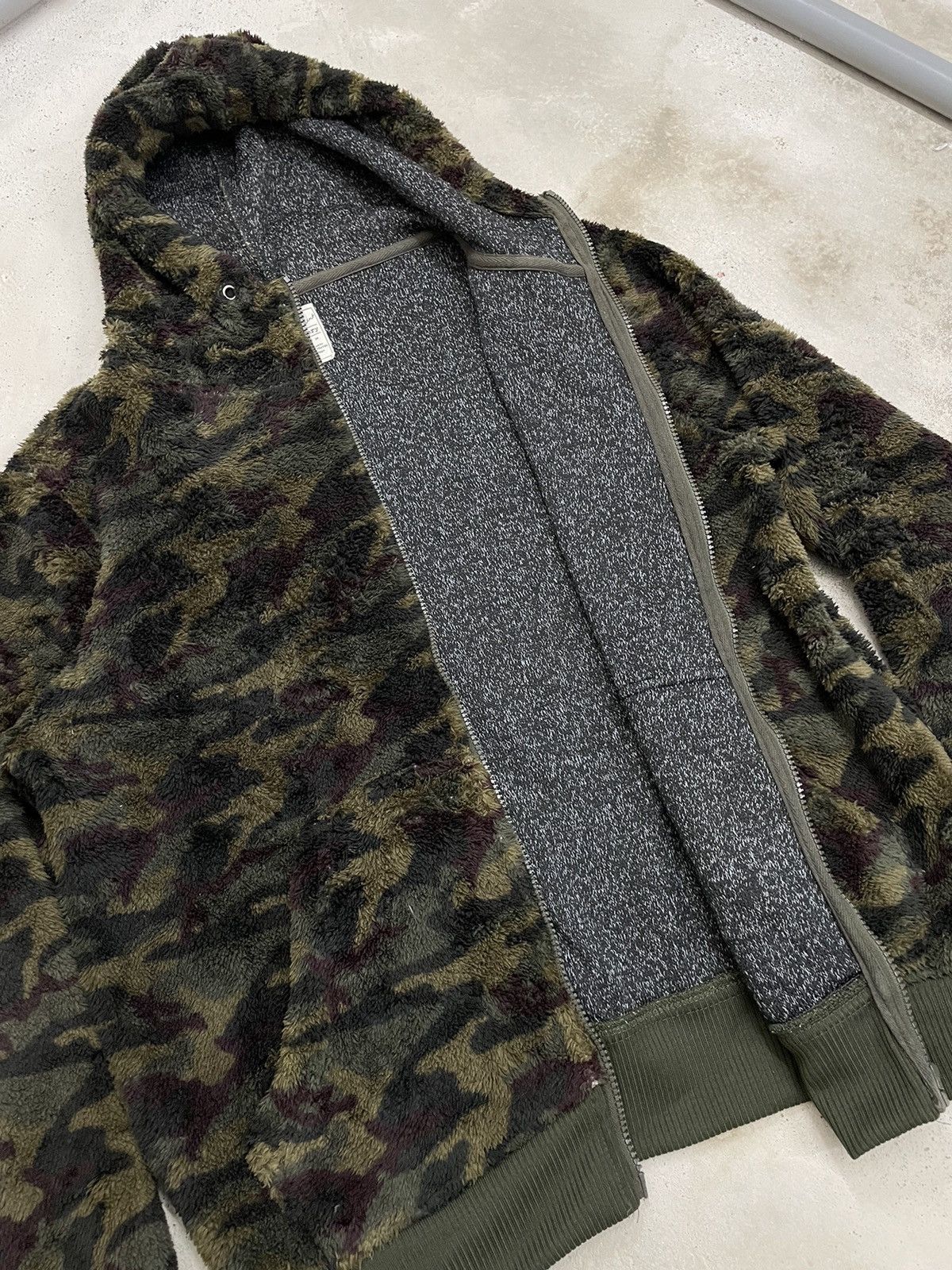 Japanese Brand Authentic Natural Garment Army Digital Fleece Hoodie AW Size US L / EU 52-54 / 3 - 11 Thumbnail