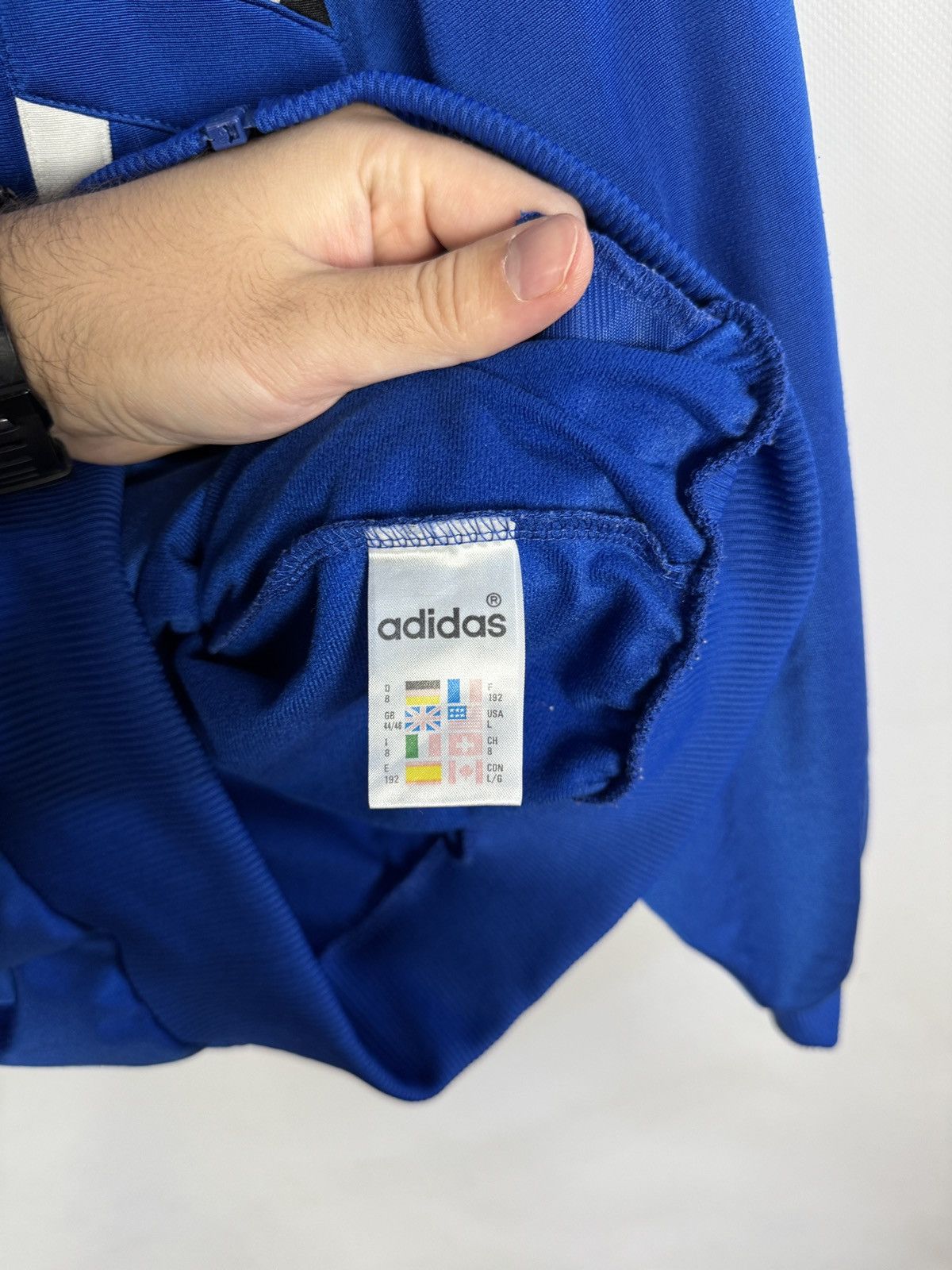 Adidas Vintage 90s Adidas Track Jacket Sportswear Soccer Size L Size US L / EU 52-54 / 3 - 10 Thumbnail