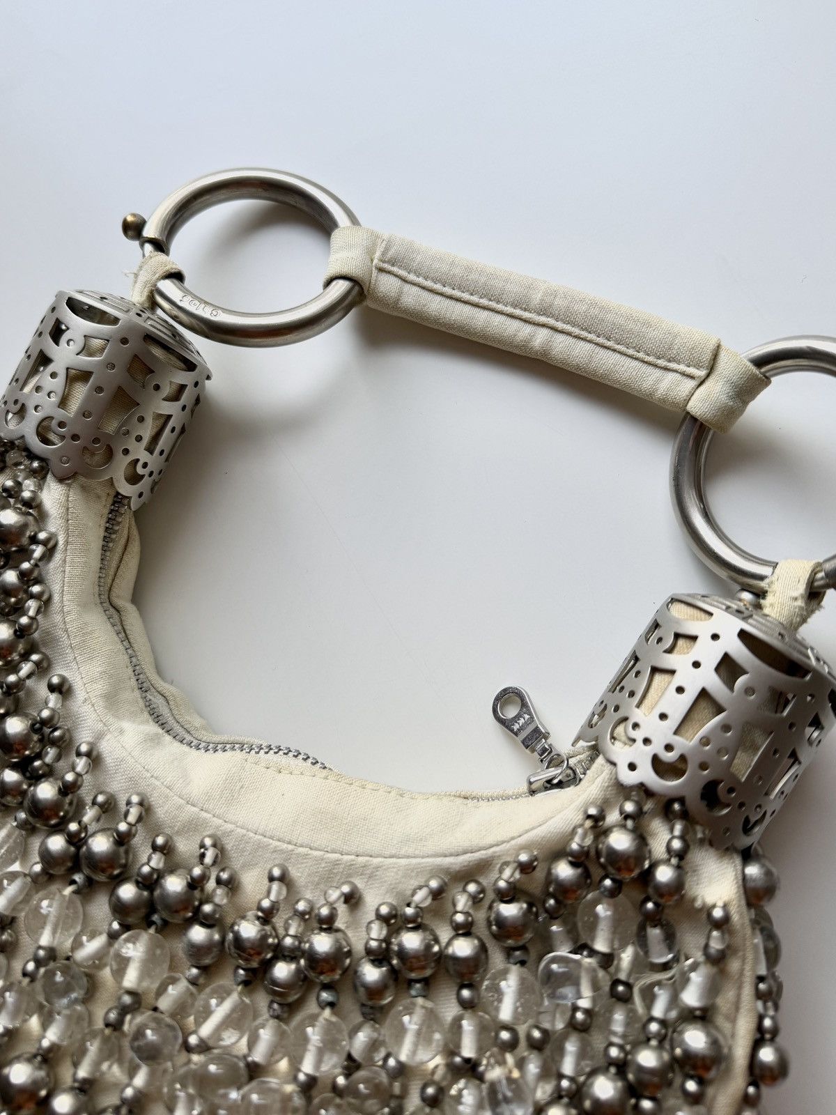Chloe Chloe Bracelet Bag in Beaded Silver Embellishments Size ONE SIZE - 11 Thumbnail