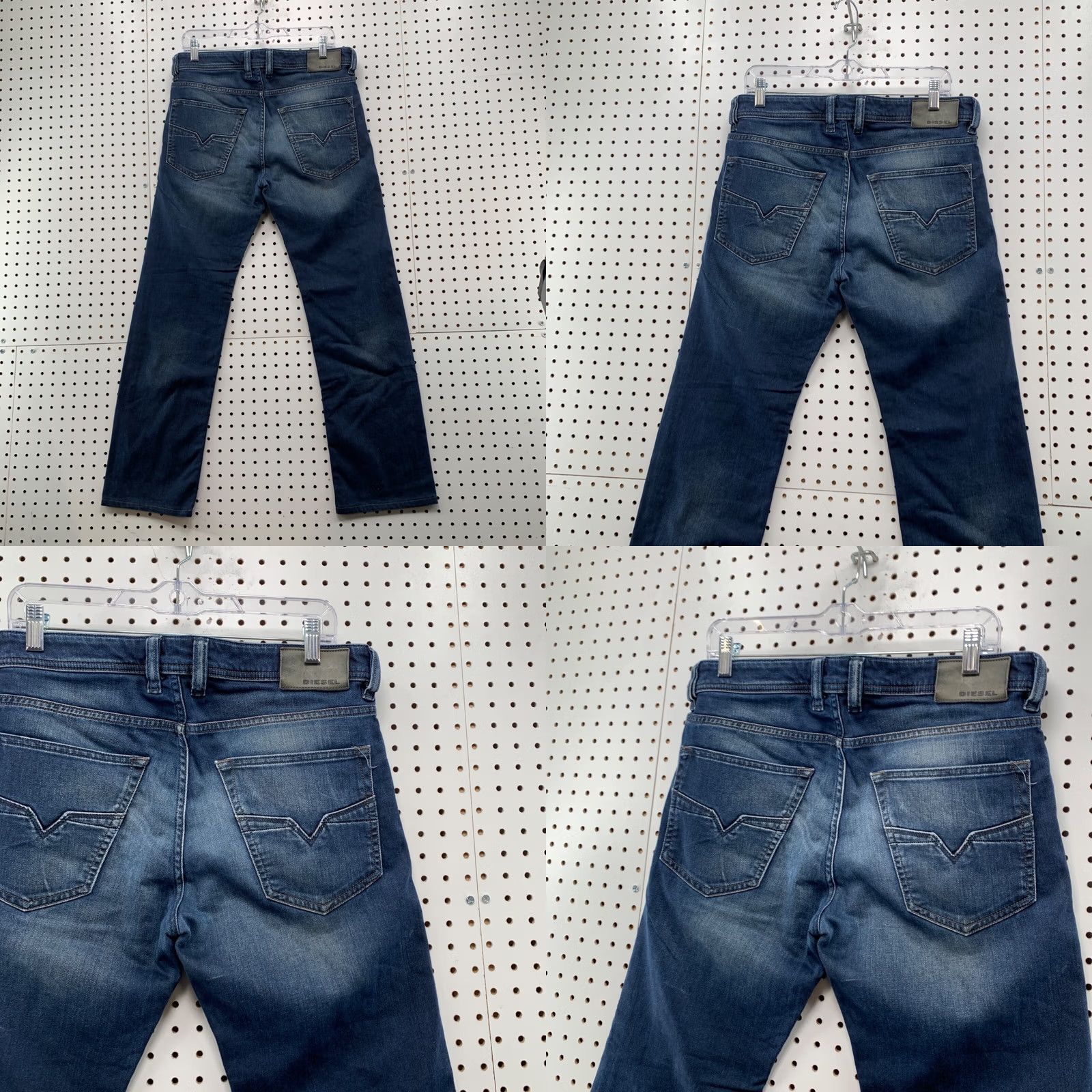 Diesel VINTAGE Diesel Denim Jeans Men Relaxed LARKEE Dark Whisker Baggy 31x32 Fits 33x29.5 Size US 31 - 8 Thumbnail