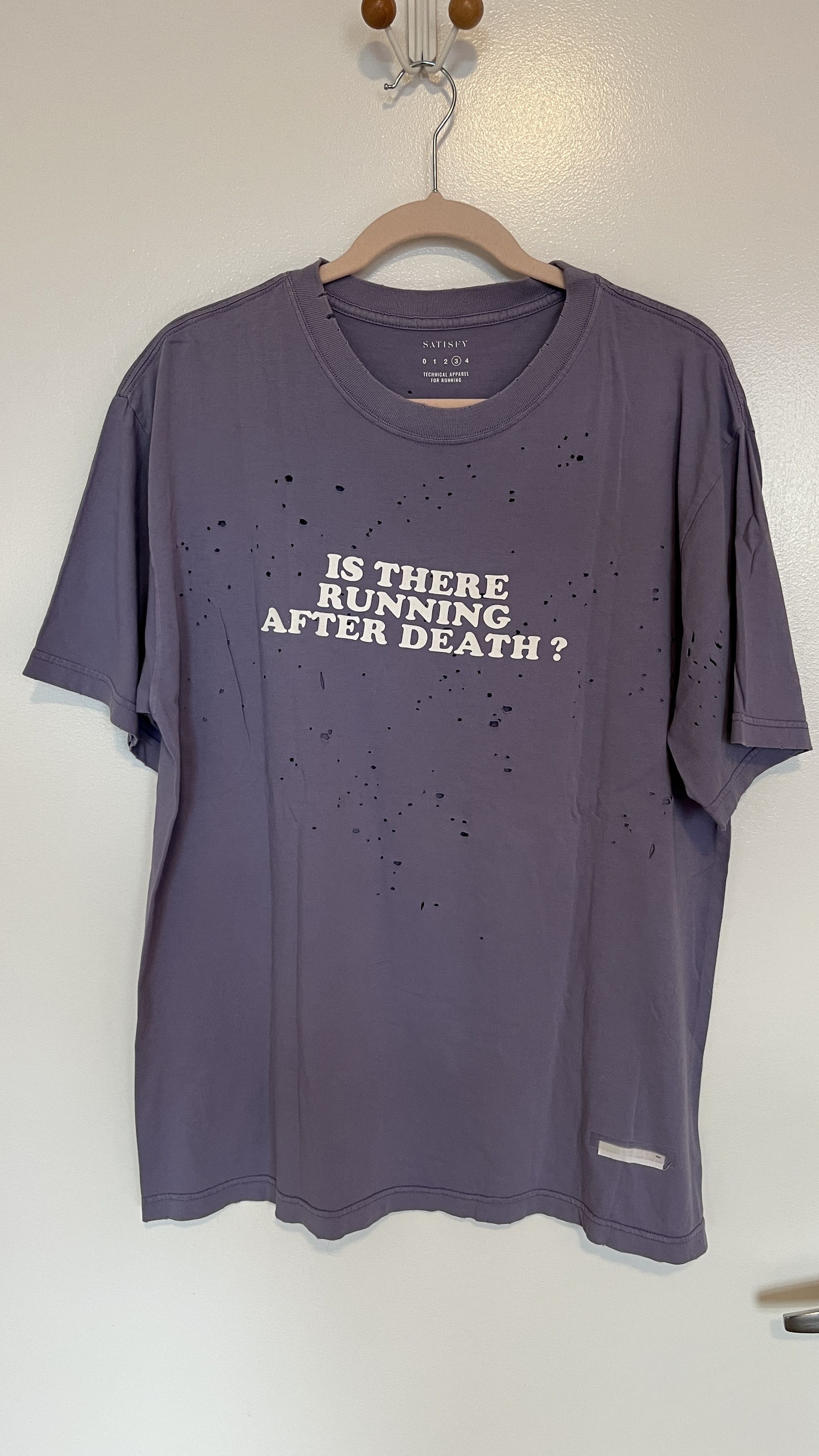 Satisfy Satisfy Running MothTech Tee Running After Death Large 🌊 Size US L / EU 52-54 / 3 - 1 Thumbnail