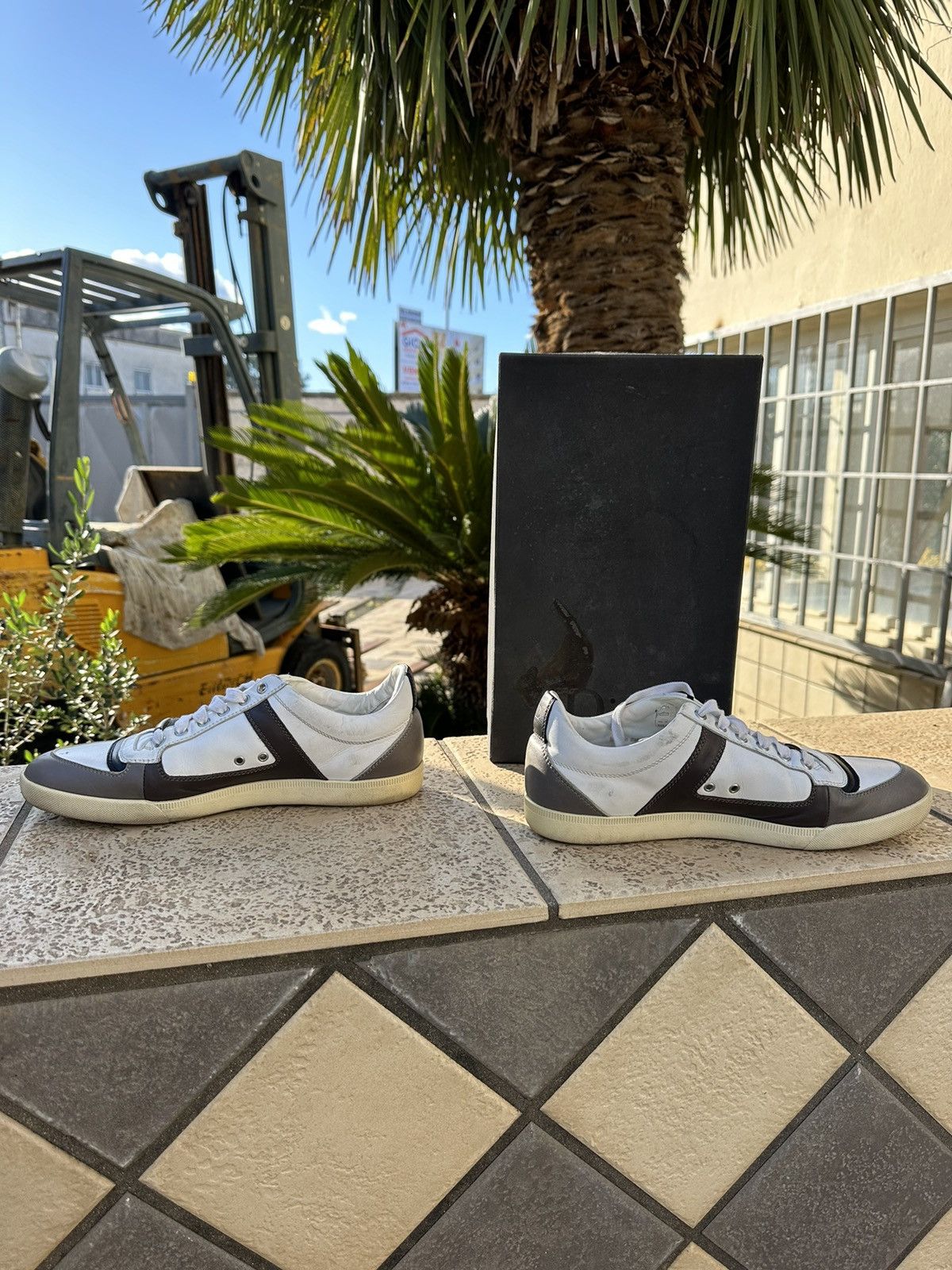 Dior Dior Homme Shoes Sneakers 42 size Grey/White Size US 8.5 / EU 41-42 - 4 Thumbnail