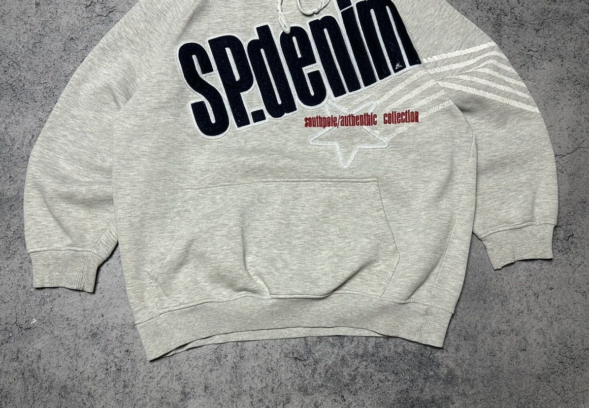 Southpole Vintage South Pole Denim Distressed Oversize Hoodie Size US M / EU 48-50 / 2 - 3 Thumbnail