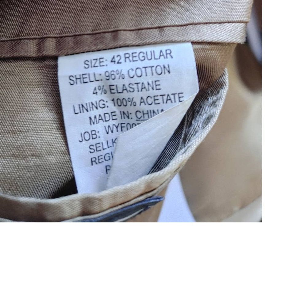 Evan Picone Evan Picone Corduroy Mens Jacket Sport Coat 42R Tan Size 42R - 6 Thumbnail
