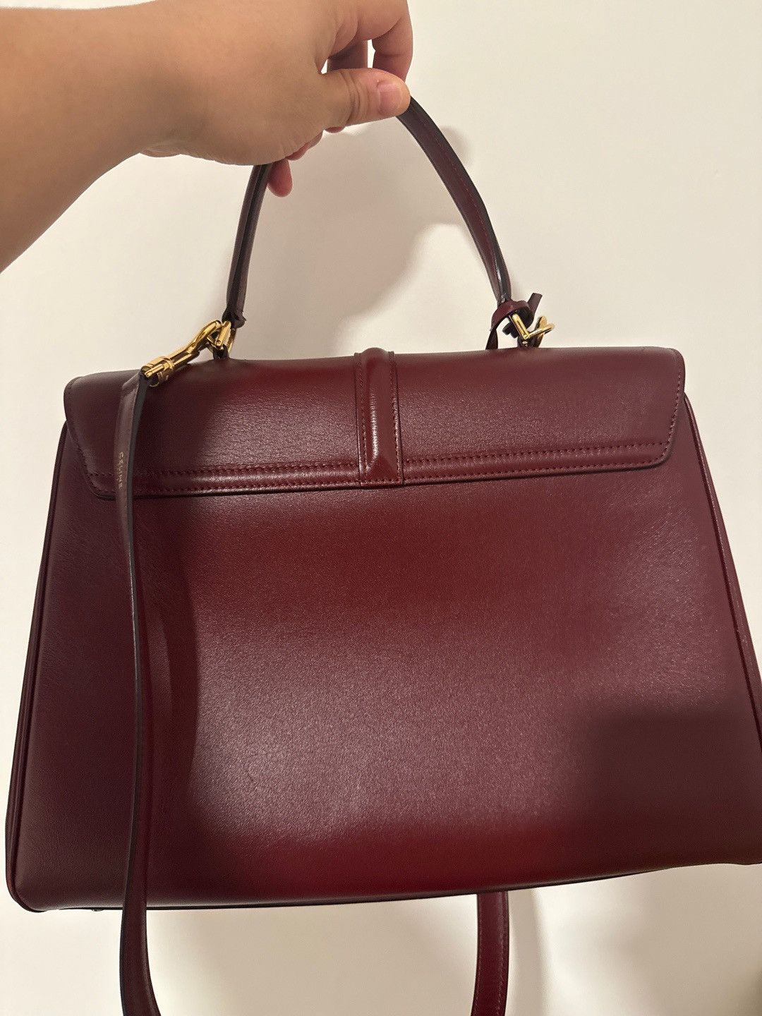 Celine Celine sac 16 large in burgundy Size ONE SIZE - 2 Thumbnail