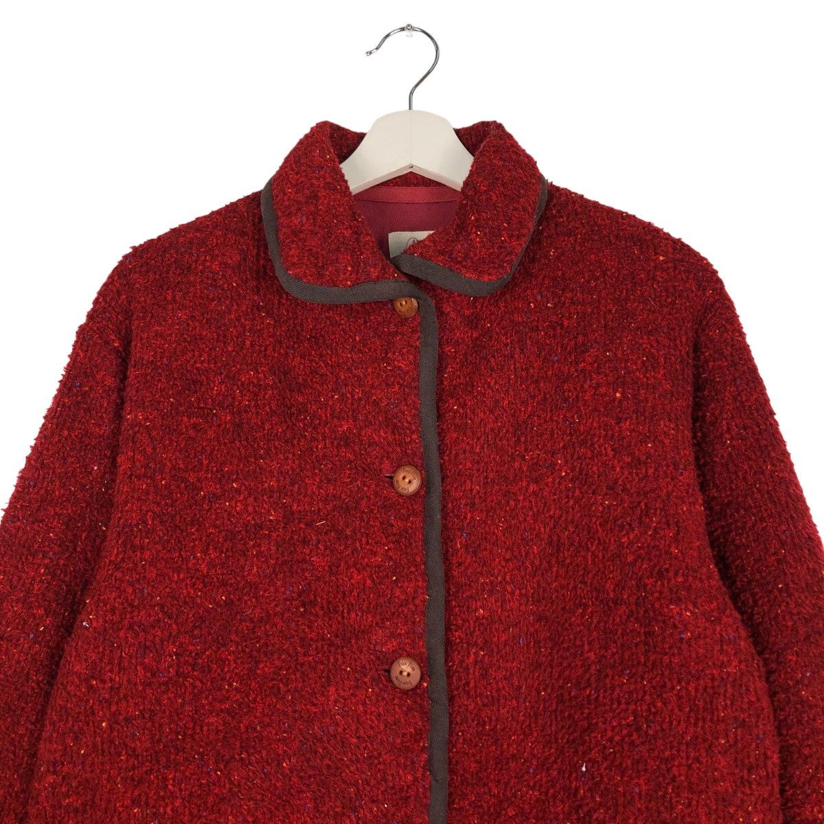 Japanese Brand 🔥Vtg Fleece Jacket Button Fox Fire Japan Size L / US 10 / IT 46 - 3 Thumbnail
