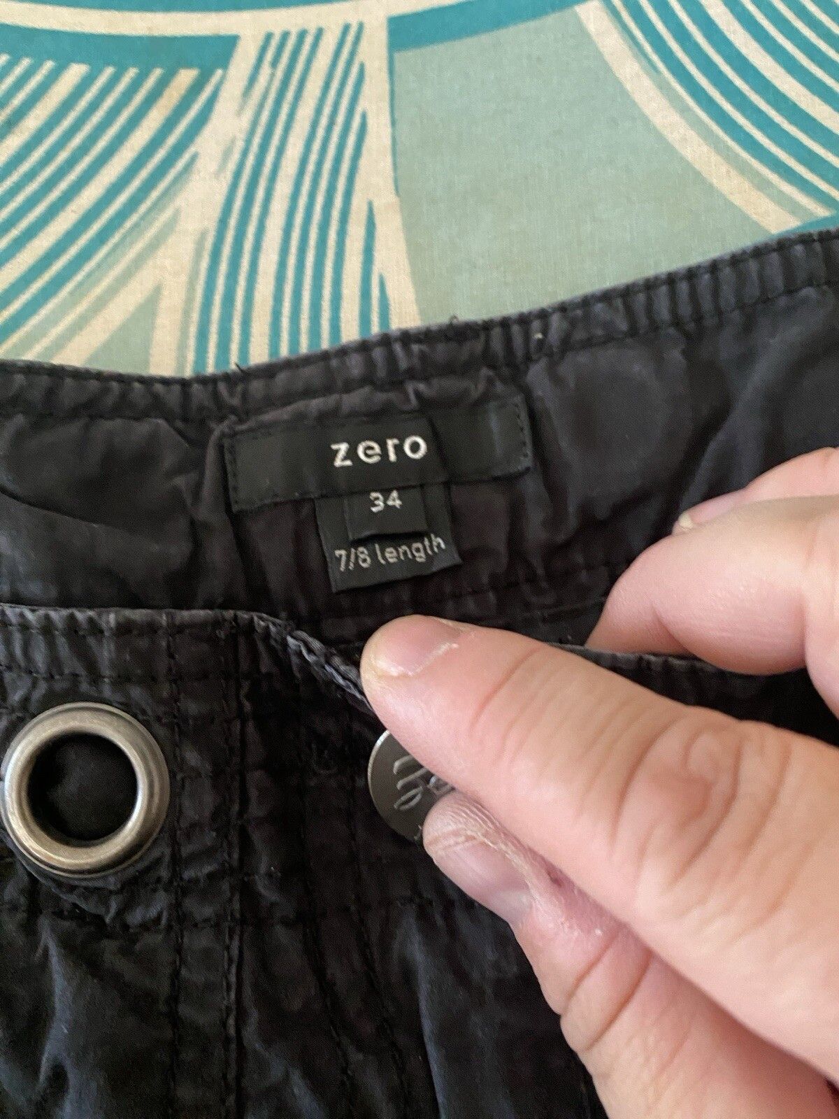 Other Zero Cargo Cropped Pants Black Size 6 Ol7 Size 28" / US 6 / IT 42 - 4 Thumbnail