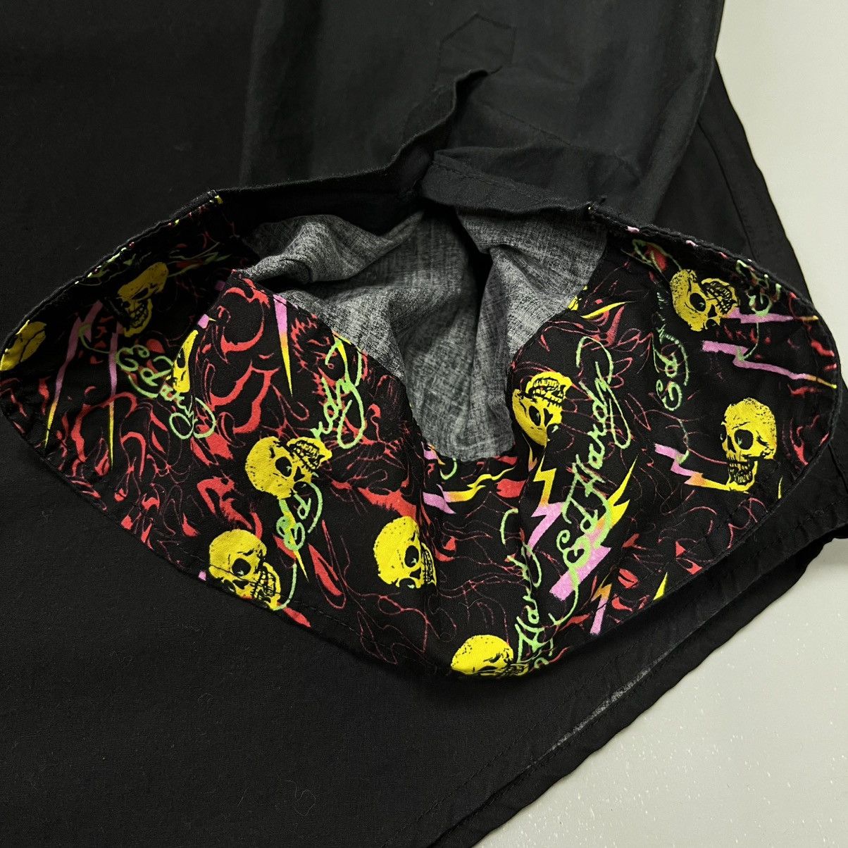 Christian Audigier × Ed Hardy × Vintage Vintage Ed Hardy shirt black big logo Size US XL / EU 56 / 4 - 7 Thumbnail