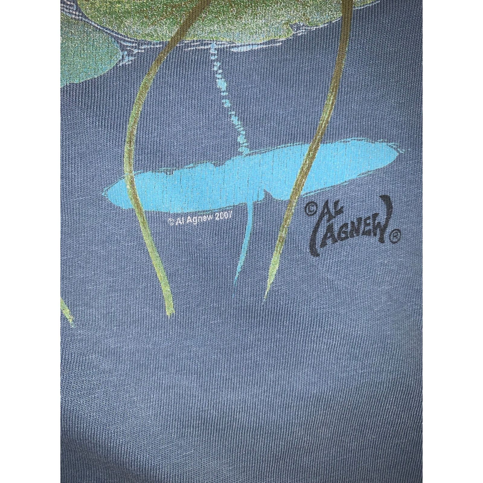 Other × Vintage Bass Fish T Shirt 2007 Vtg Fishing Pocket Tee Distressed L Size US L / EU 52-54 / 3 - 4 Thumbnail