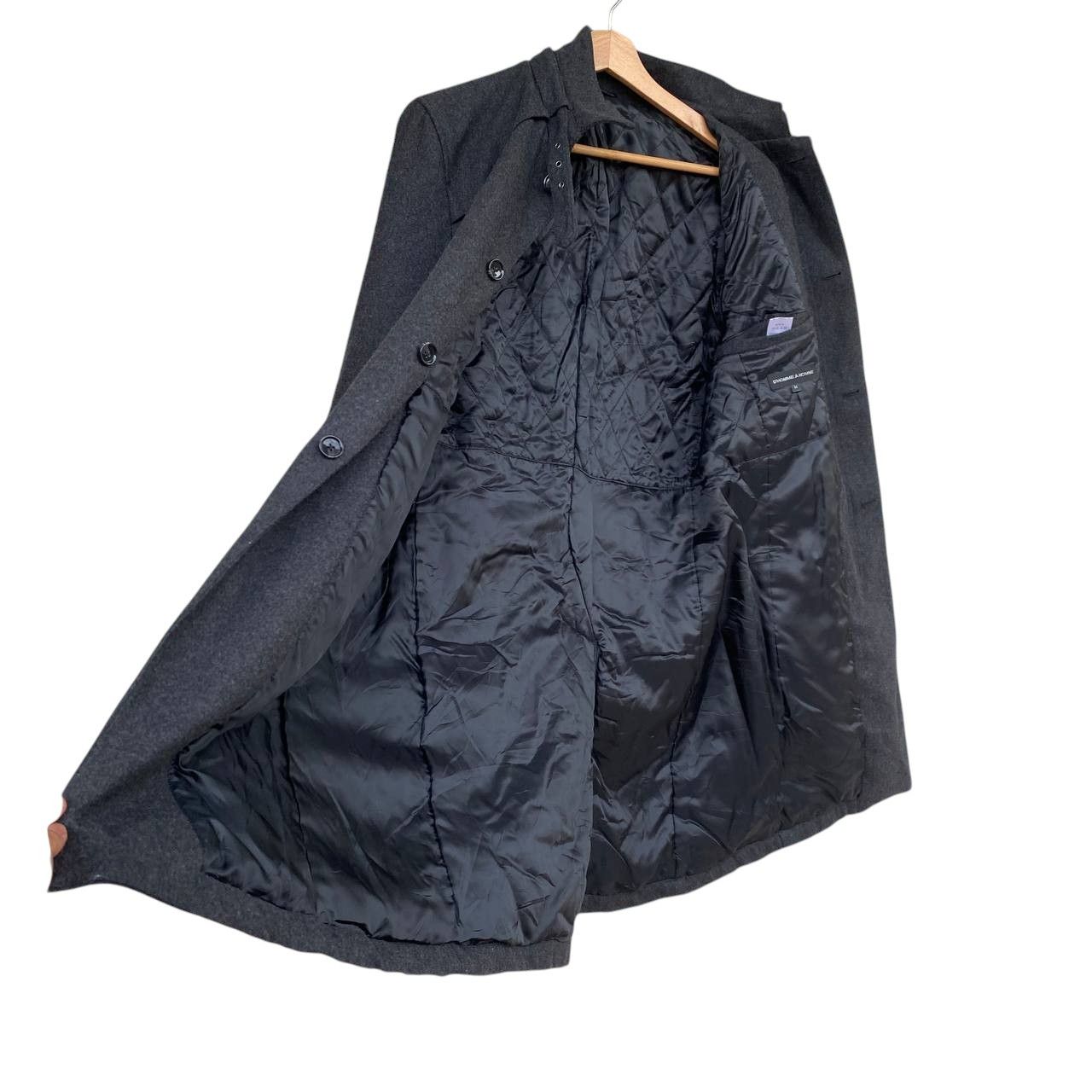 Armoire D'Homme Vintage D'Homme A Homme Wool Overcoat Quilted Lining Size US M / EU 48-50 / 2 - 11 Thumbnail