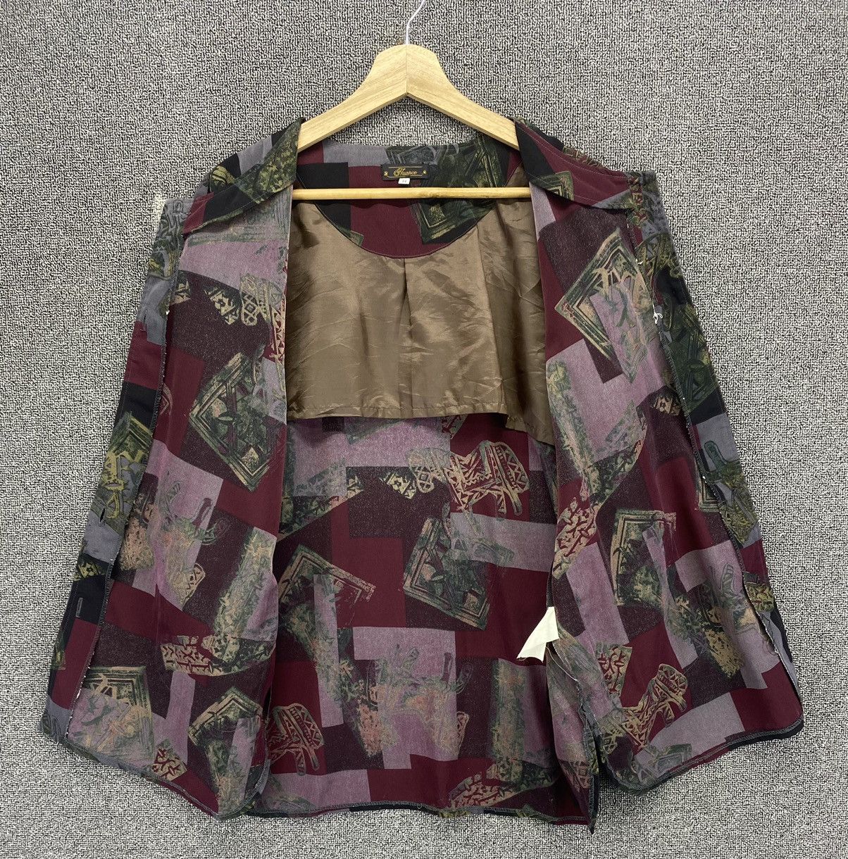 Japanese Brand Vintage Nuance Flowers Button Up Cardigan Jacket Size M / US 6-8 / IT 42-44 - 7 Thumbnail