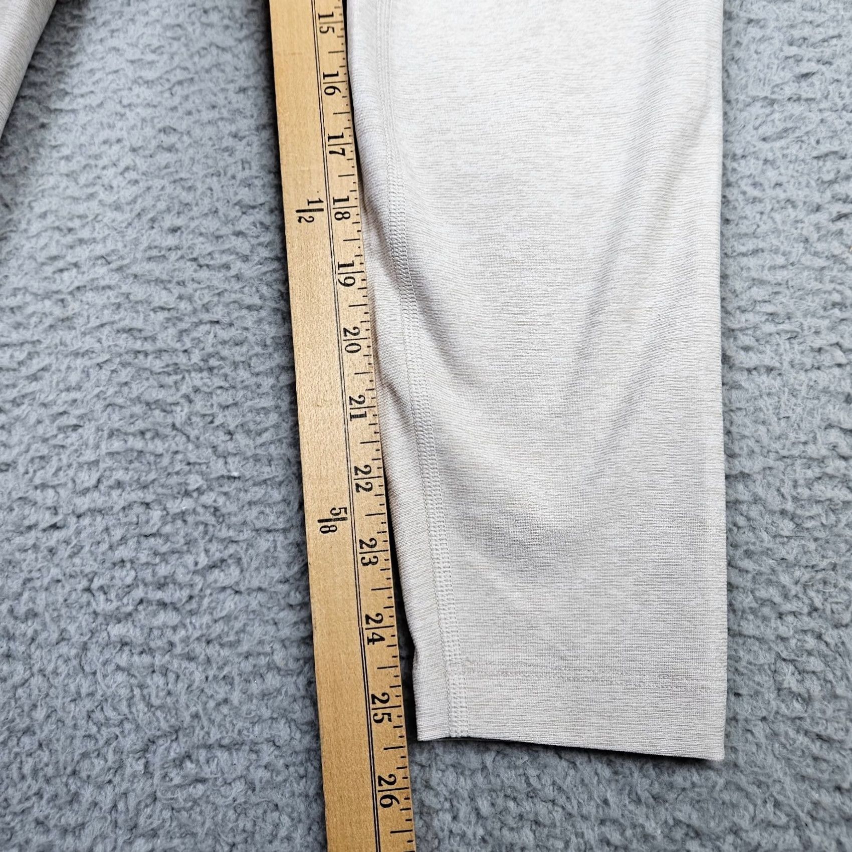 Outdoor Voices Outdoor Voices Women's Skinny Legging Yoga Activewear Pants Stripes Size S Ivory Size 28" / US 6 / IT 42 - 6 Thumbnail