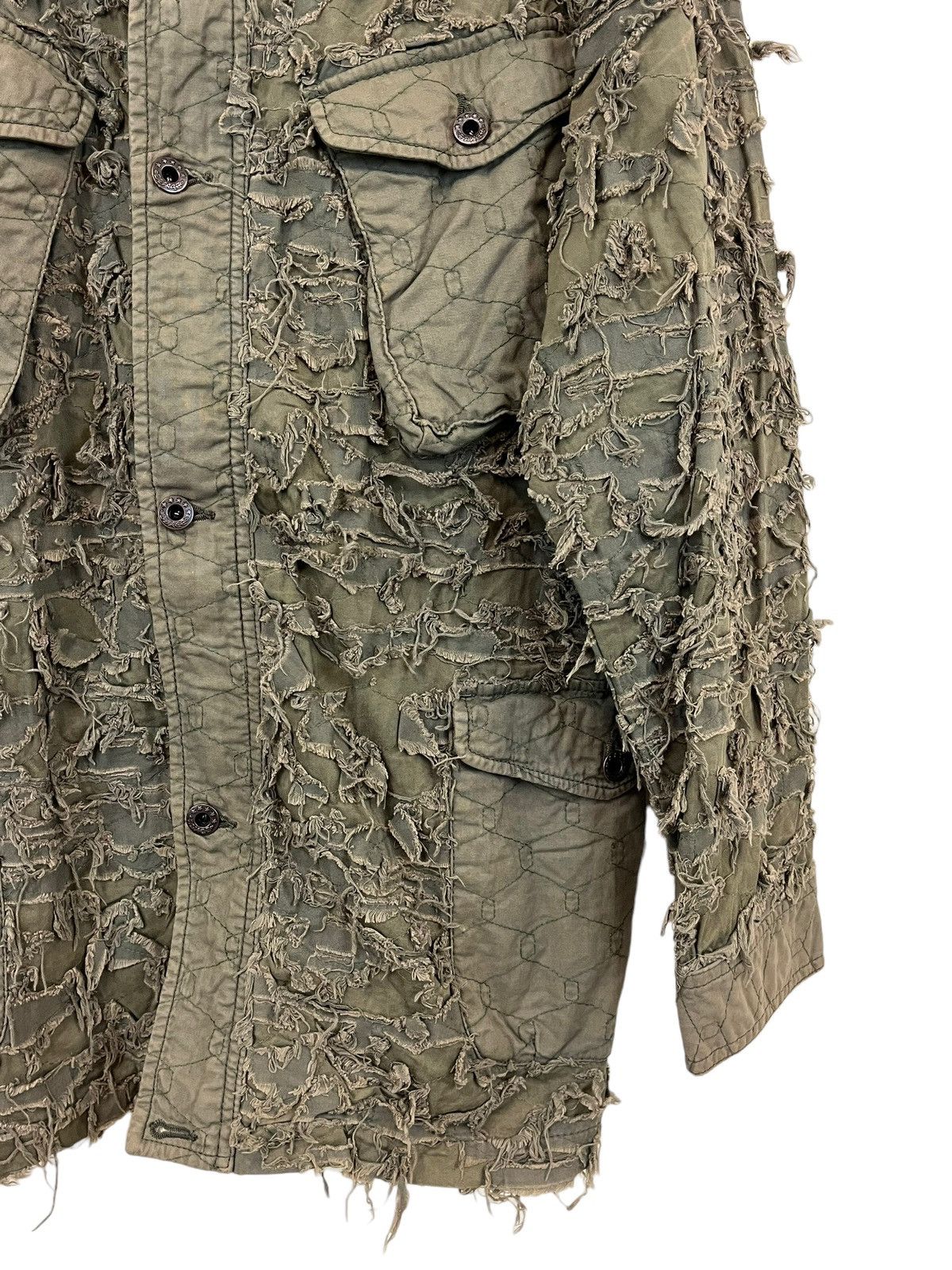 Japanese Brand Japanese Brand Mangrove Distressed Army Jacket Size US L / EU 52-54 / 3 - 18 Thumbnail