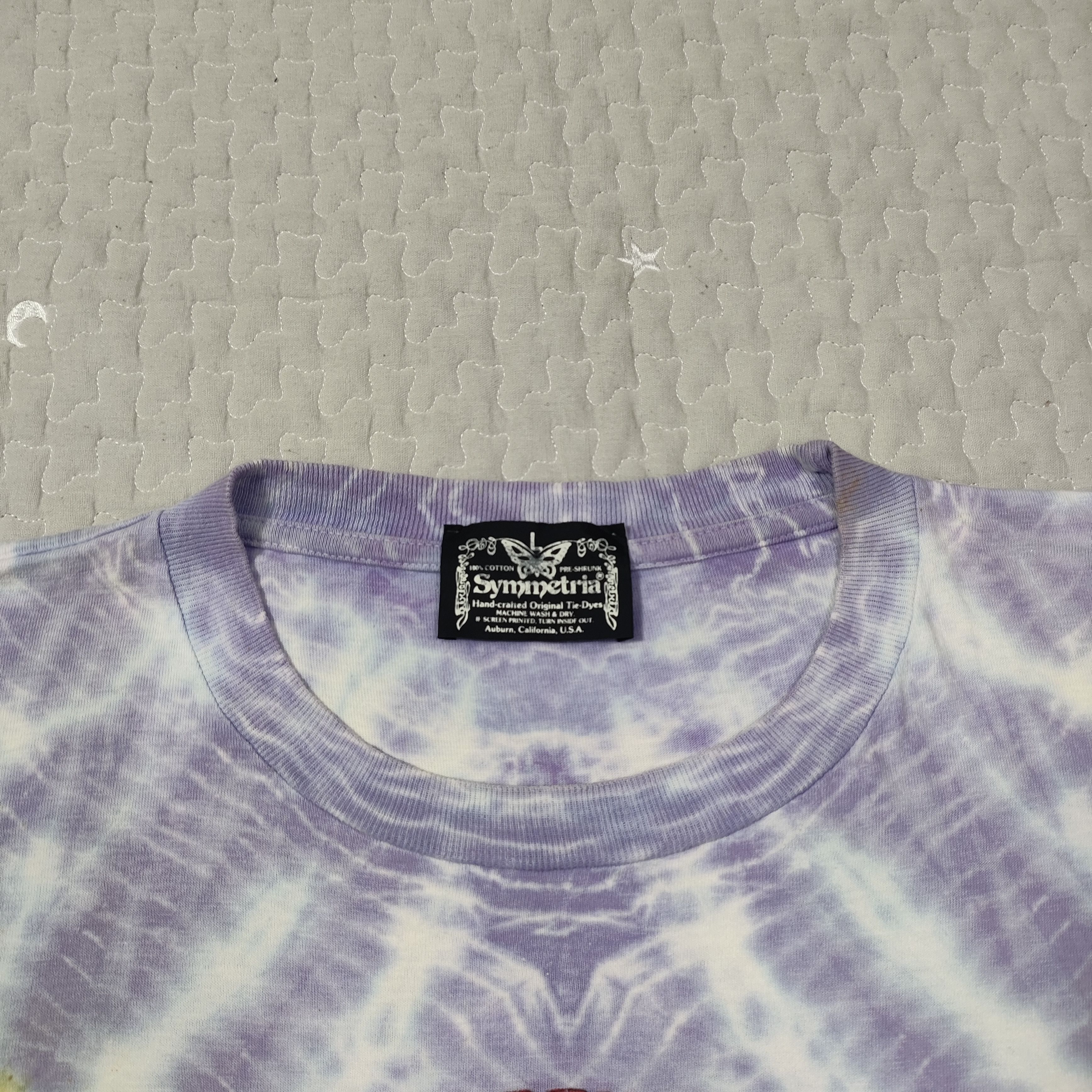 Band Tees 1990 Grateful Dead Symmetria Tie Dye Shirt Size US L / EU 52-54 / 3 - 9 Thumbnail
