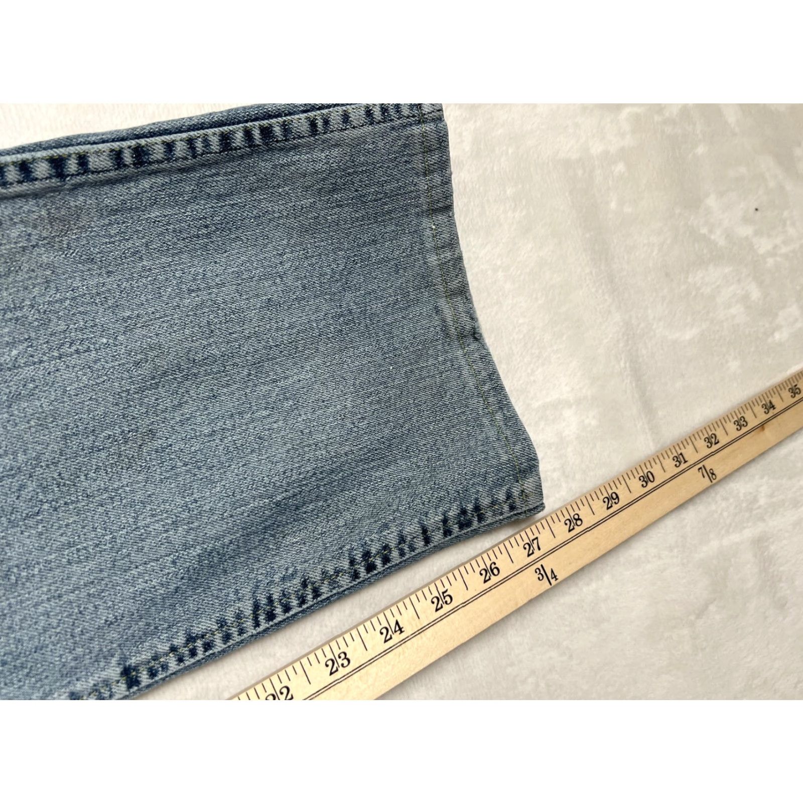 Wrangler VTG Wrangler George Strait Jeans Mens 38x28 Distressed Paint Workwear Straight Denim Blue 38 Mens Jeans Size US 38 / EU 54 - 6 Thumbnail