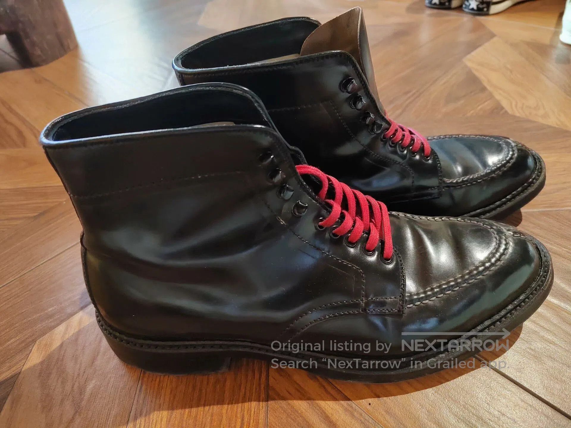Alden Alden Black Leather Tanker Boots. Size US 7.5 / EU 40-41 - 2 Thumbnail