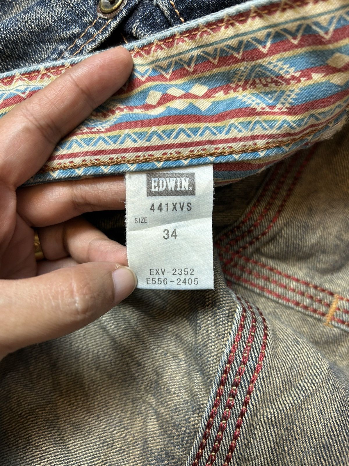 Edwin × Vintage EXCLUSIVE VINTAGE EDWIN DISTRESSED DENIM PANTS Size US 35 - 8 Thumbnail