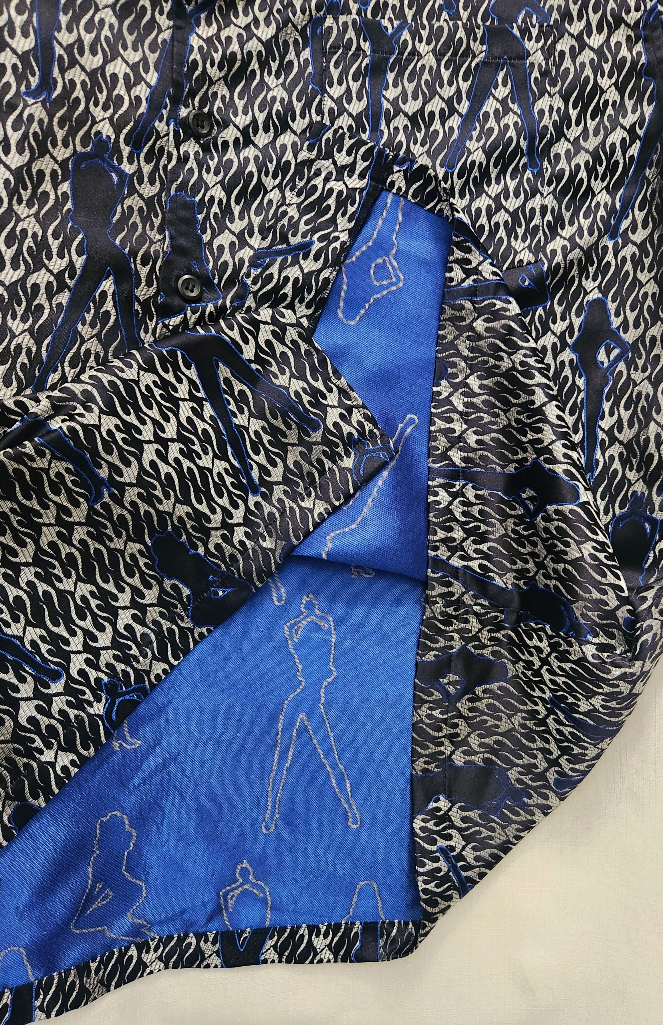 Vintage Vintage MT2 Naked Girls Strippers Rayon Blend All Over Print Size US L / EU 52-54 / 3 - 11 Thumbnail