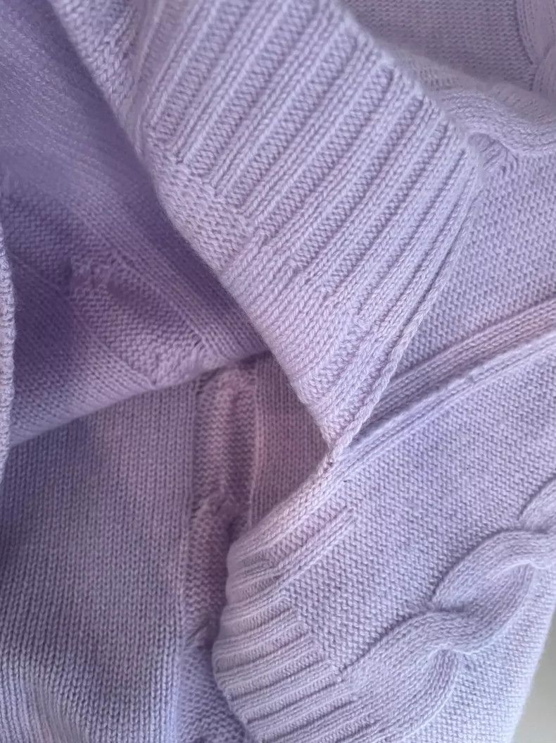 Loro Piana Loro Piana Purple Cashmere Sweater- Size US M / EU 48-50 / 2 - 3 Thumbnail