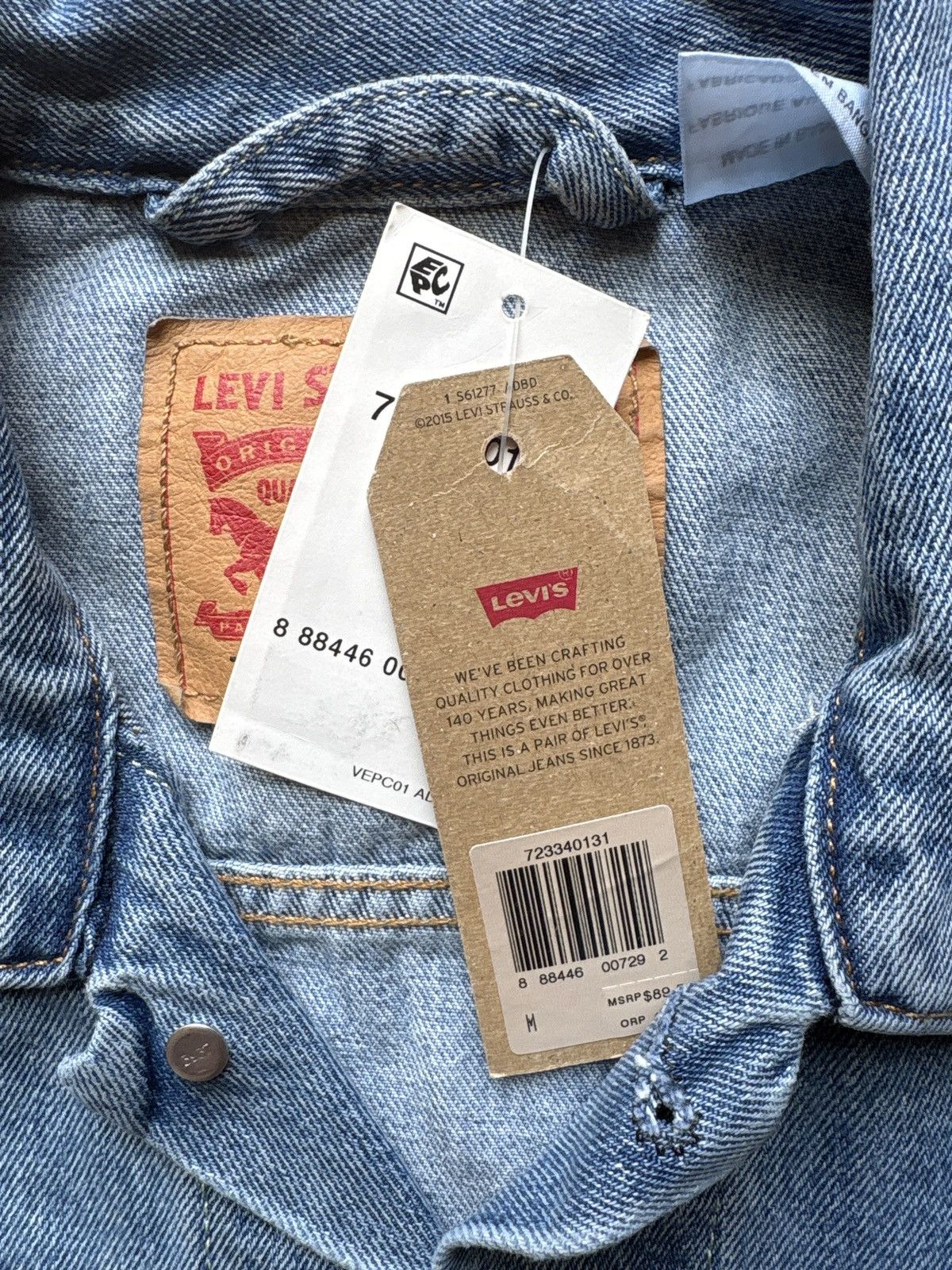 Levi's × Travis Scott Travis Scott Hood Toyota Eagle Levi’s Denim Jacket Size US M / EU 48-50 / 2 - 14 Thumbnail