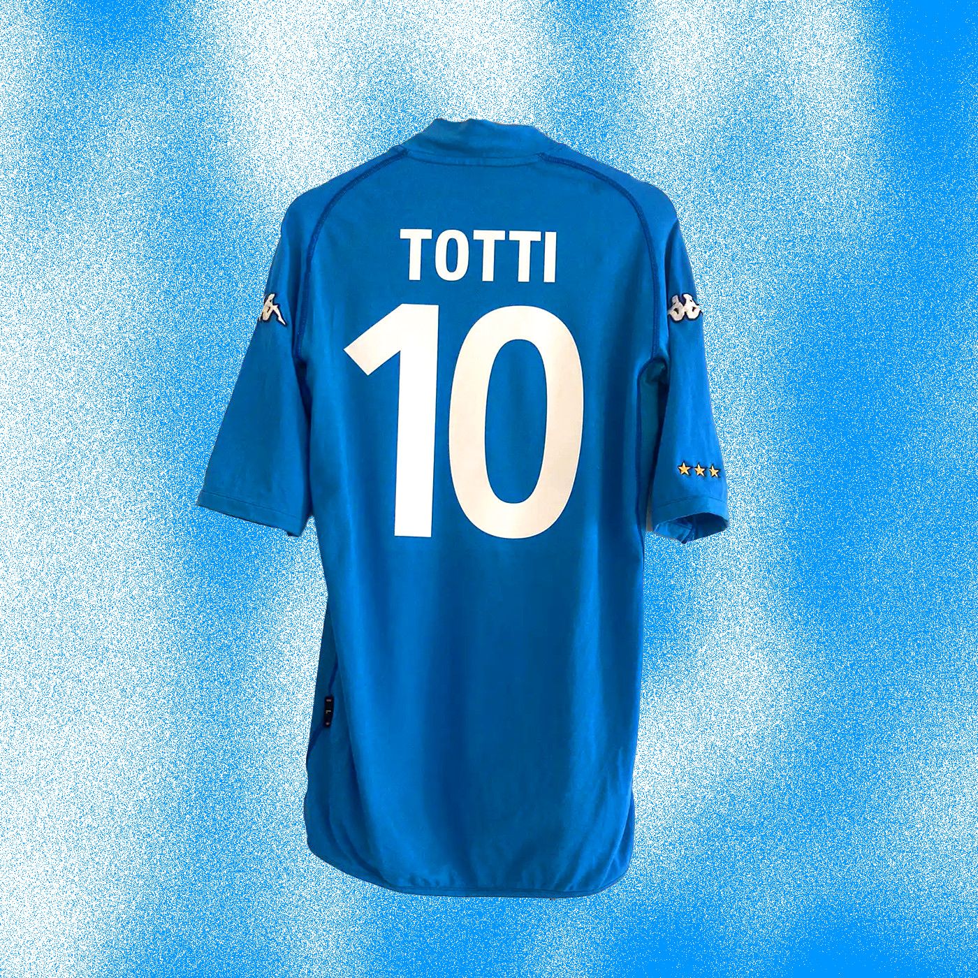 Kappa Rare Italy 2002 World Cup #10 Francesco Totti Kappa Jersey