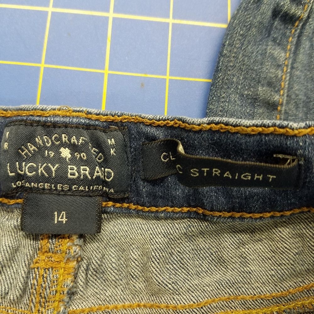Lucky Brand Lucky Brand Jeans 14 Classic Straight 28 Inseam Size 36" / US 14 / IT 50 - 4 Thumbnail
