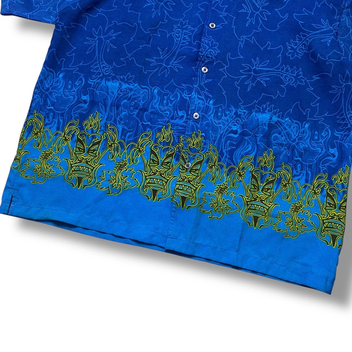 Wacko Maria Wackostyle🔥No Boundaries Hawaiian Shirt Tiki Paradise Print🌺 Size US XL / EU 56 / 4 - 3 Thumbnail