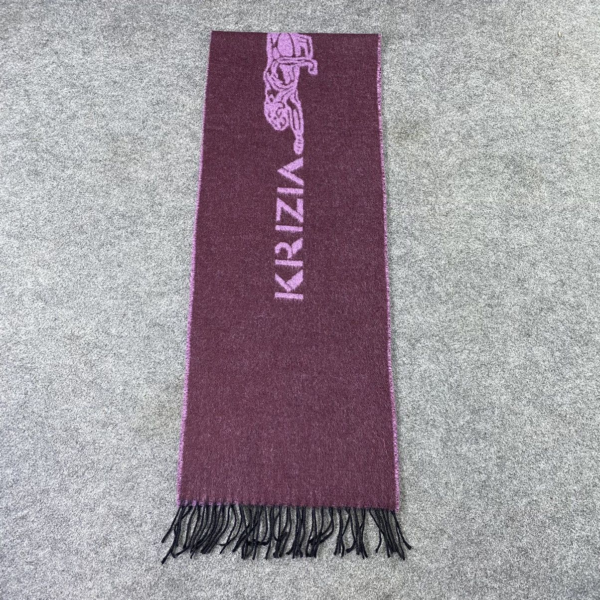 Krizia Uomo Krizia Jeans Wool Scarf/Muffler/Neckwear -T1381 Size ONE SIZE - 5 Thumbnail